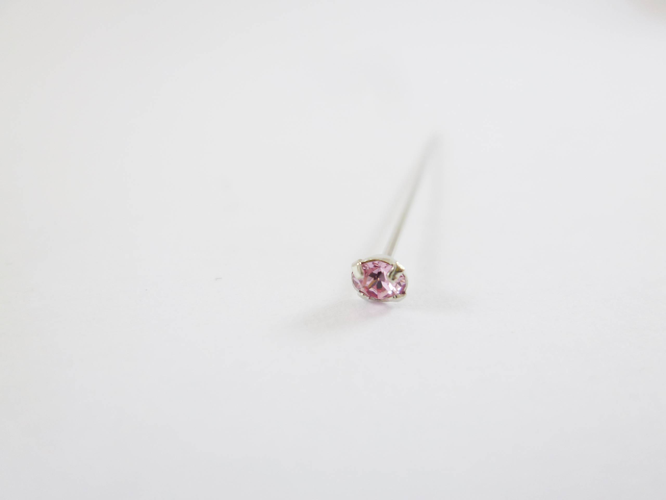 正白K色鑽針-淺粉紅