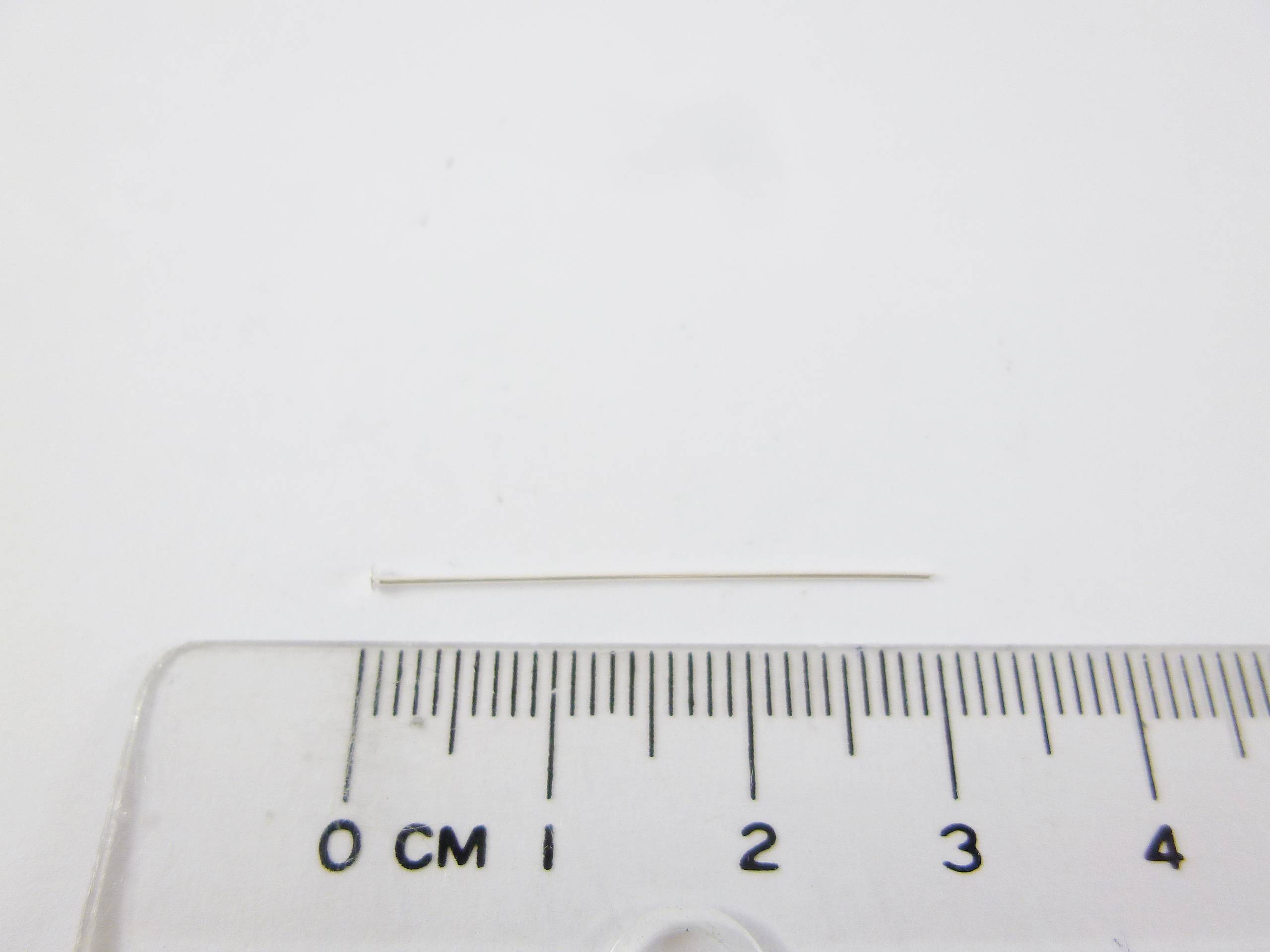 銅鍍銀色T針-0.5x30mm