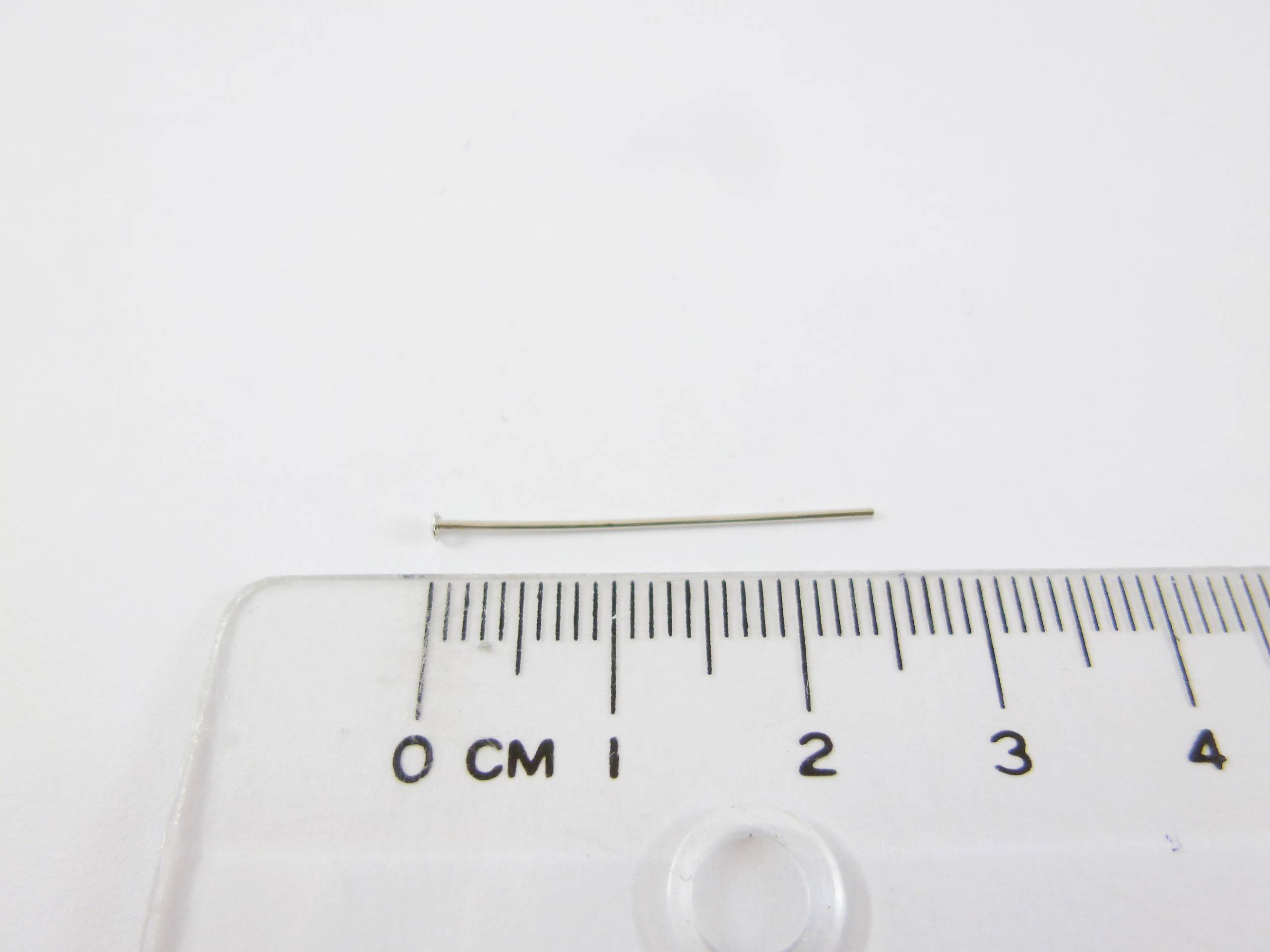 銅鍍白K色T針-0.6x26mm