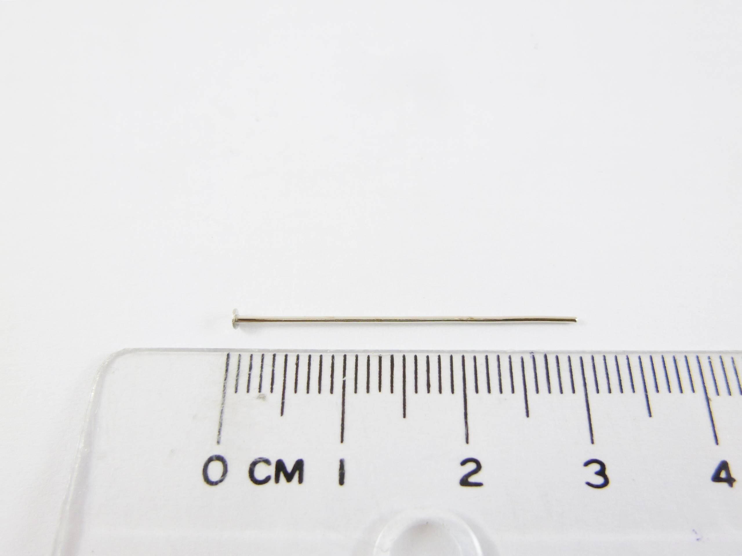 銅鍍白K色T針-0.6x30mm