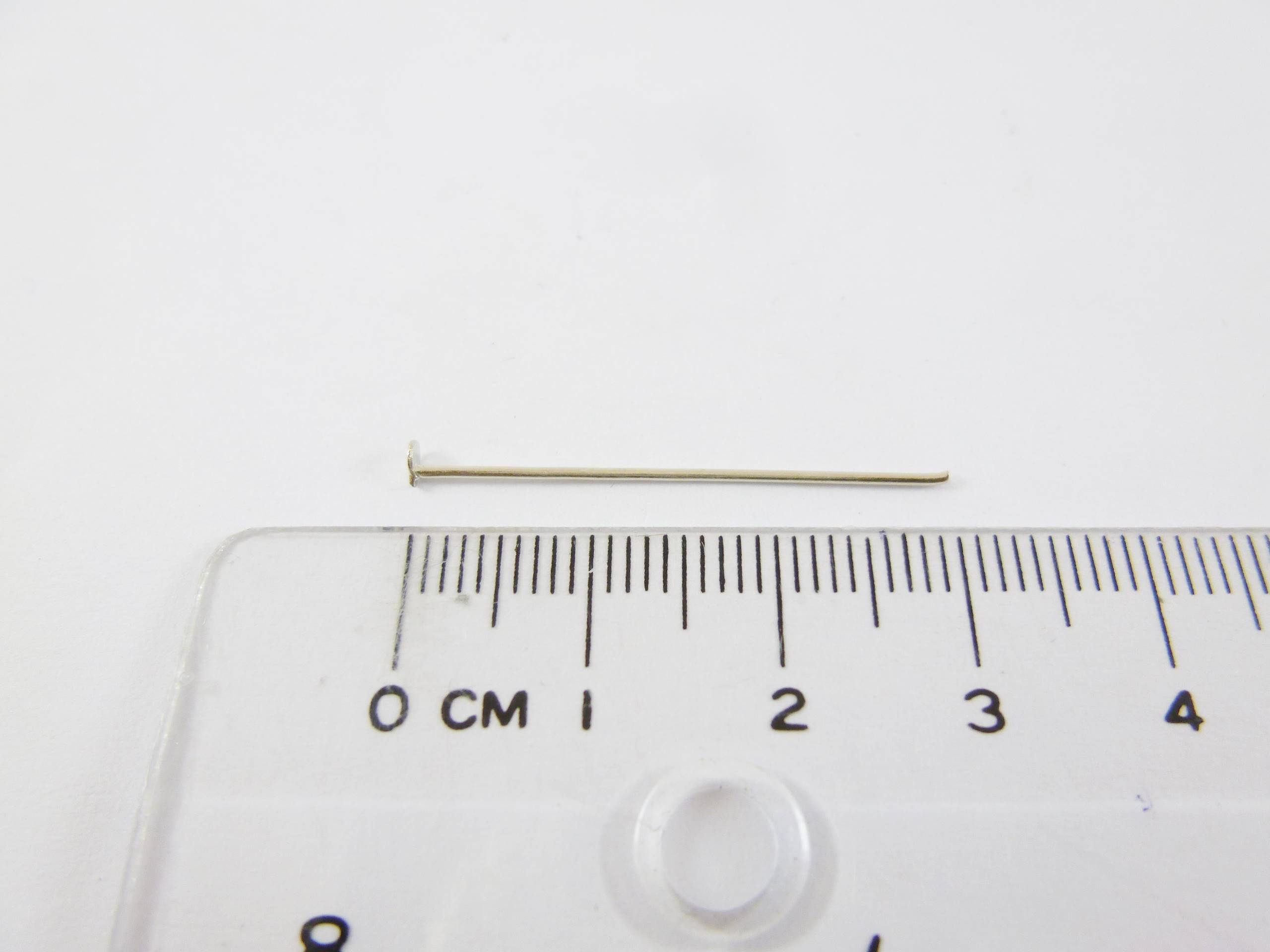 銅鍍白K色T針-0.7x30mm