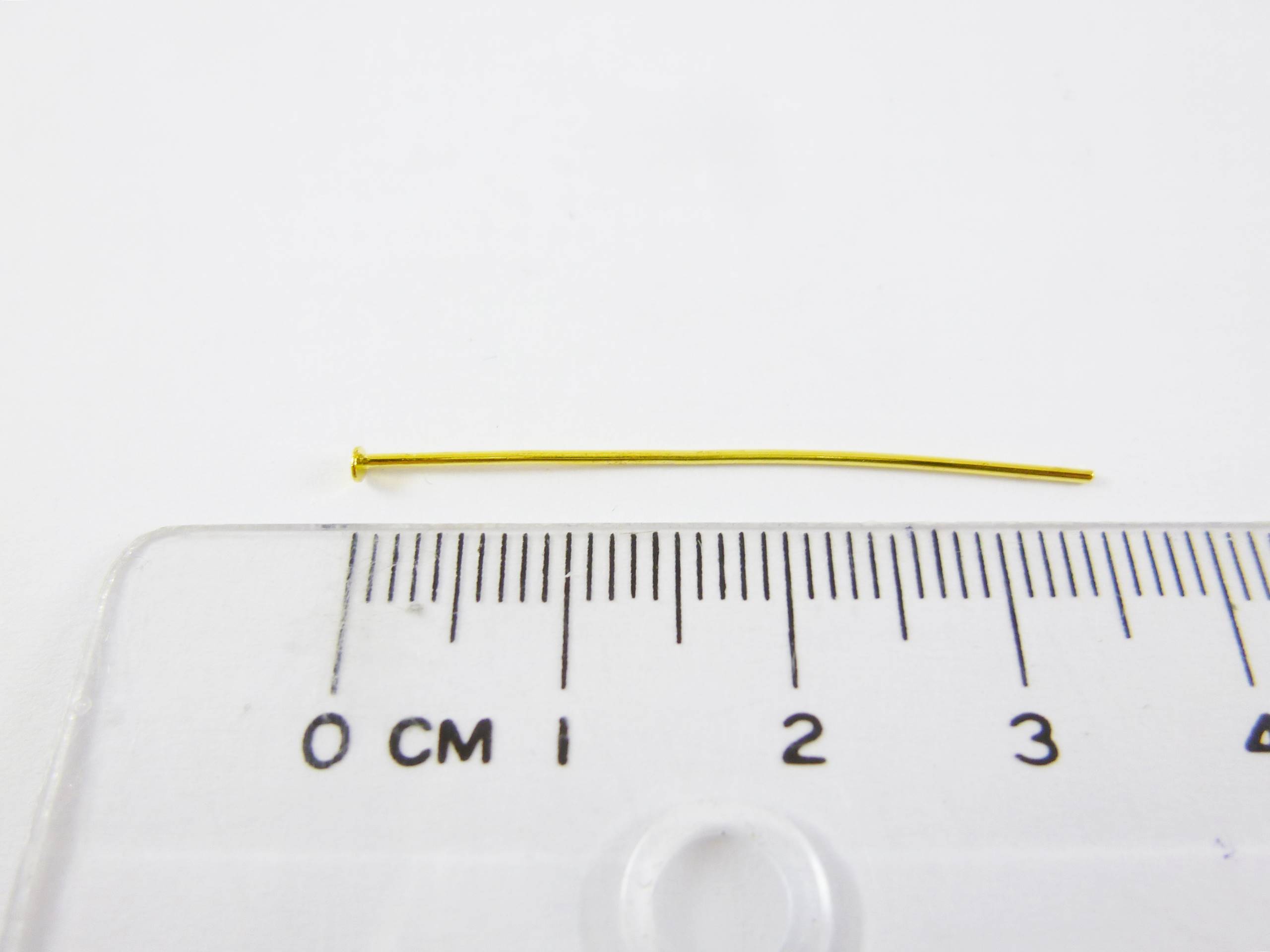 銅鍍金色T針-0.7x35mm