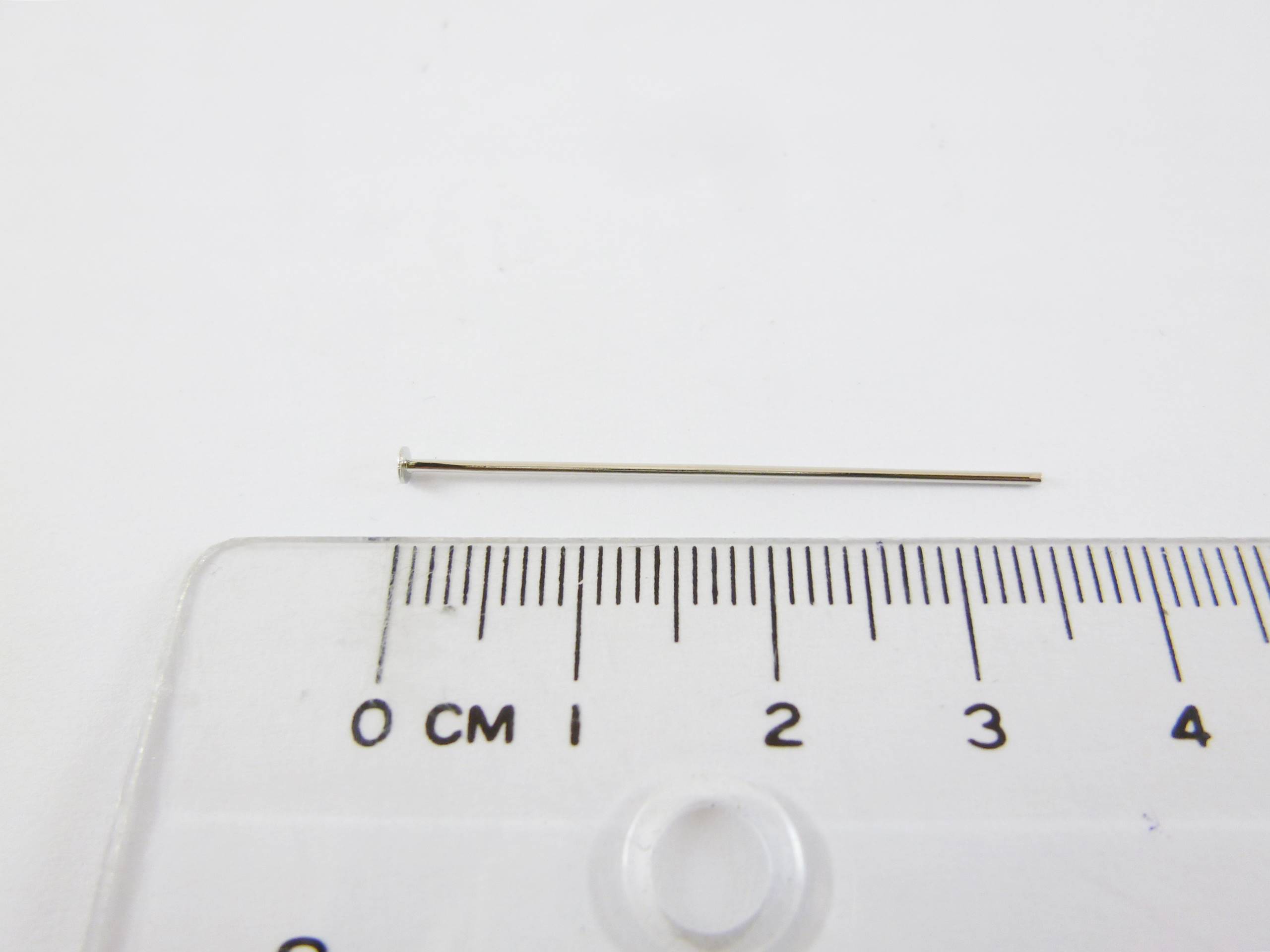 銅鍍白k色T針-0.7x35mm