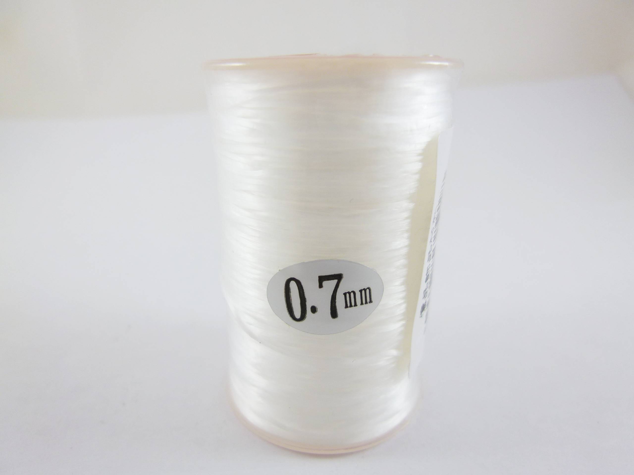 0.7mm白色蠶絲捲(大)