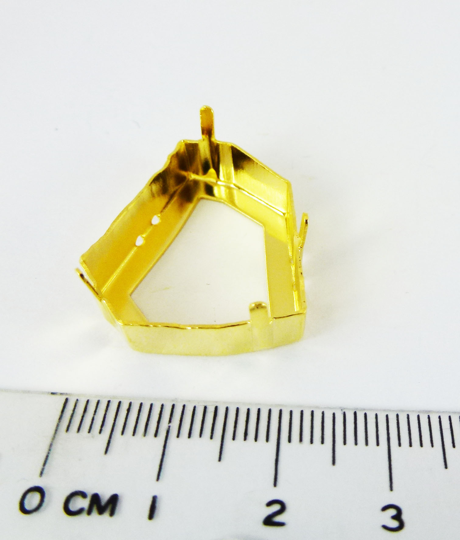 28x24mm銅鍍金色爆裂座台