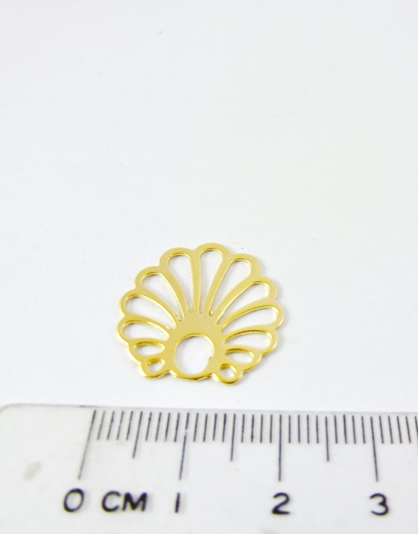22mm銅鍍霧金色單孔闊葉