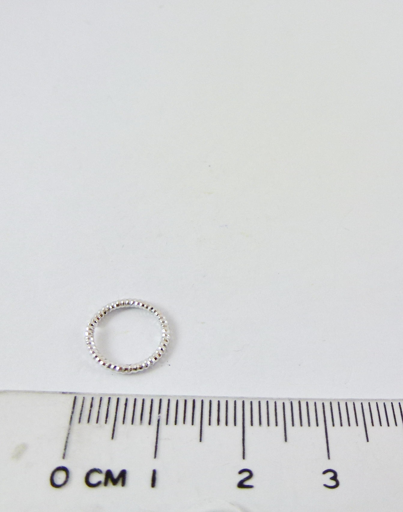 1.2x11mm銅鍍正白k鐳射雕刻單圈