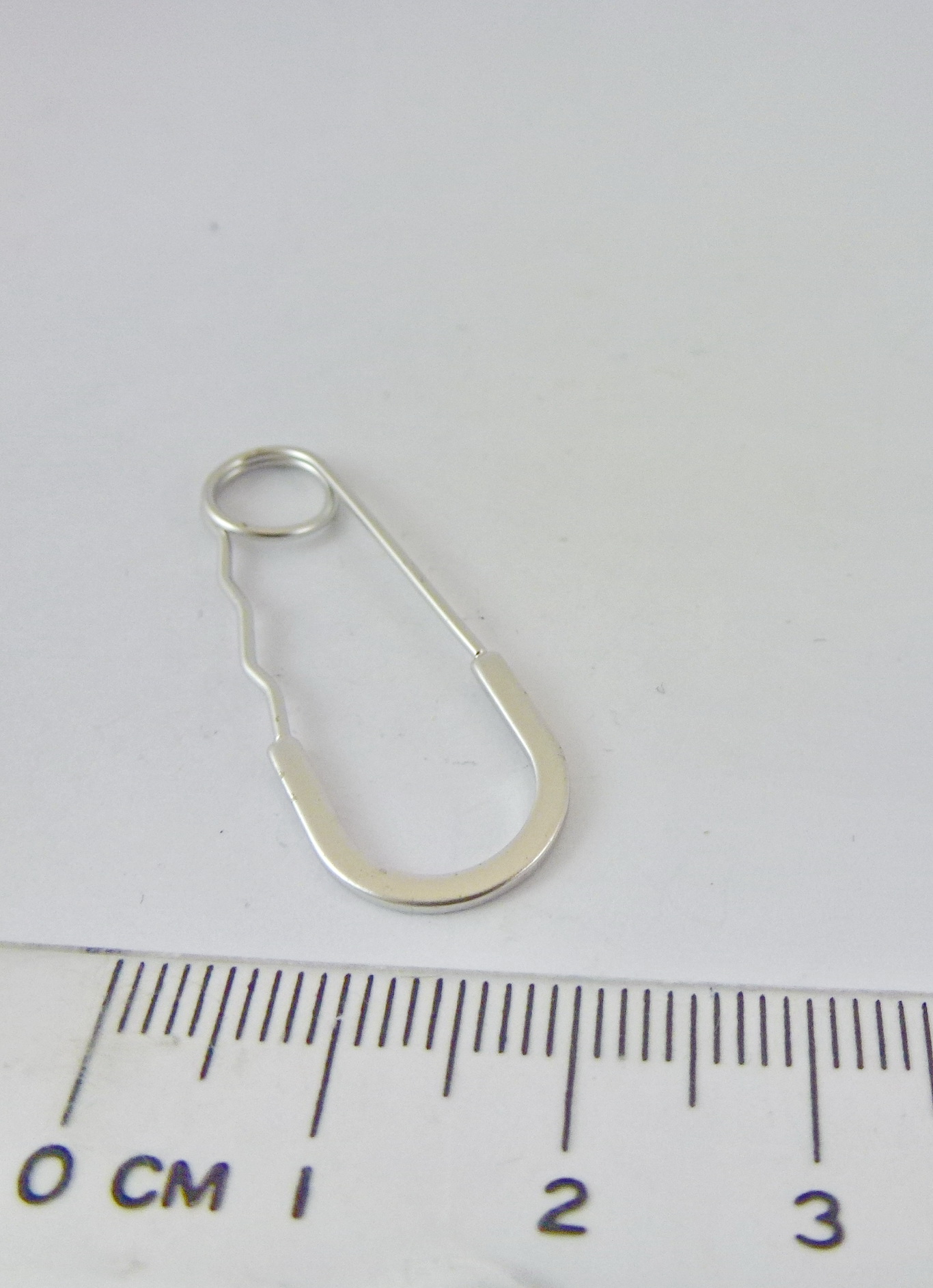 33mm銅鍍霧銀色別針