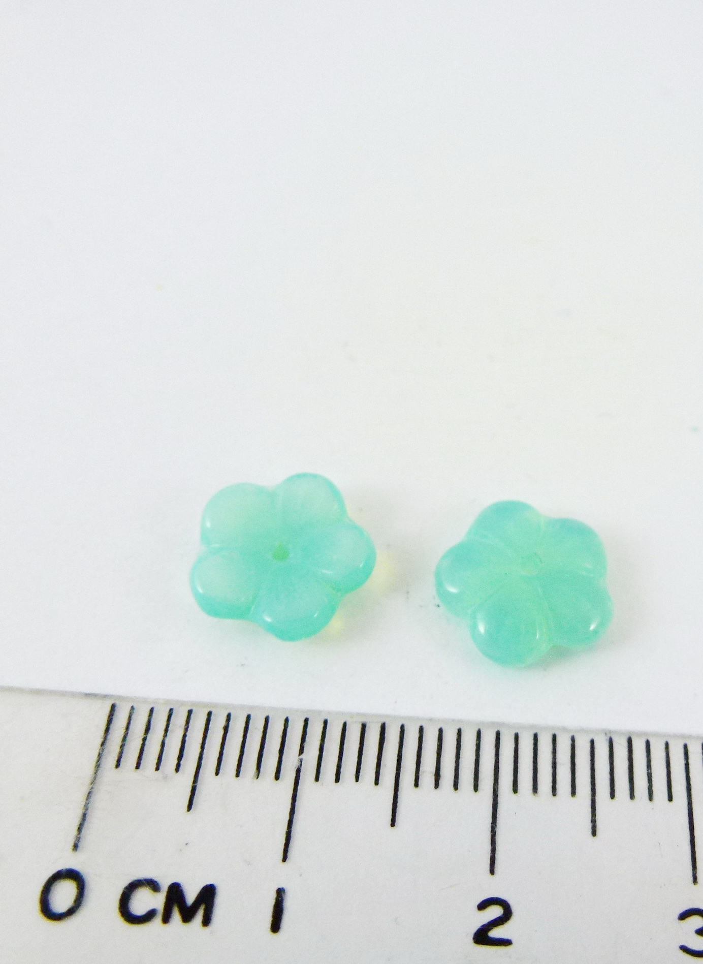 10MM中洞梅花-薄荷雲石