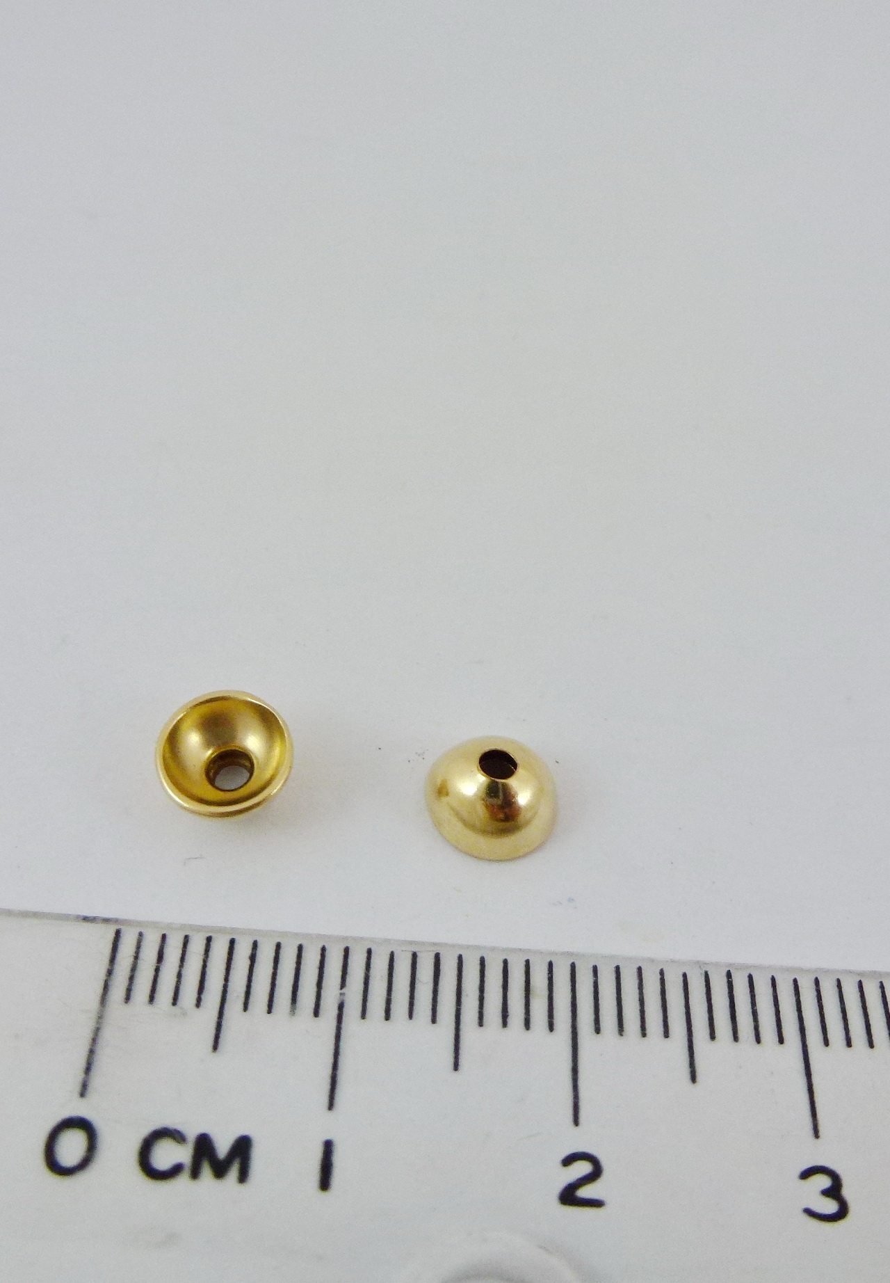 6MM包14K金光面花帽