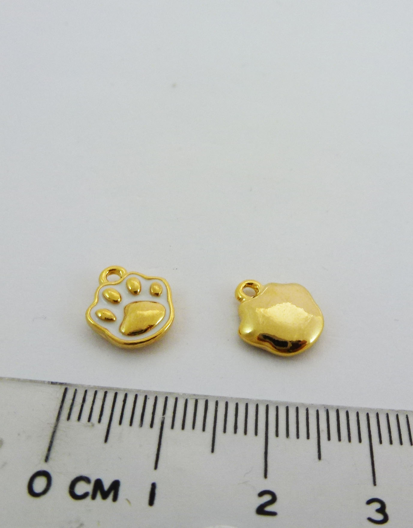 銅鍍金色單孔腳掌