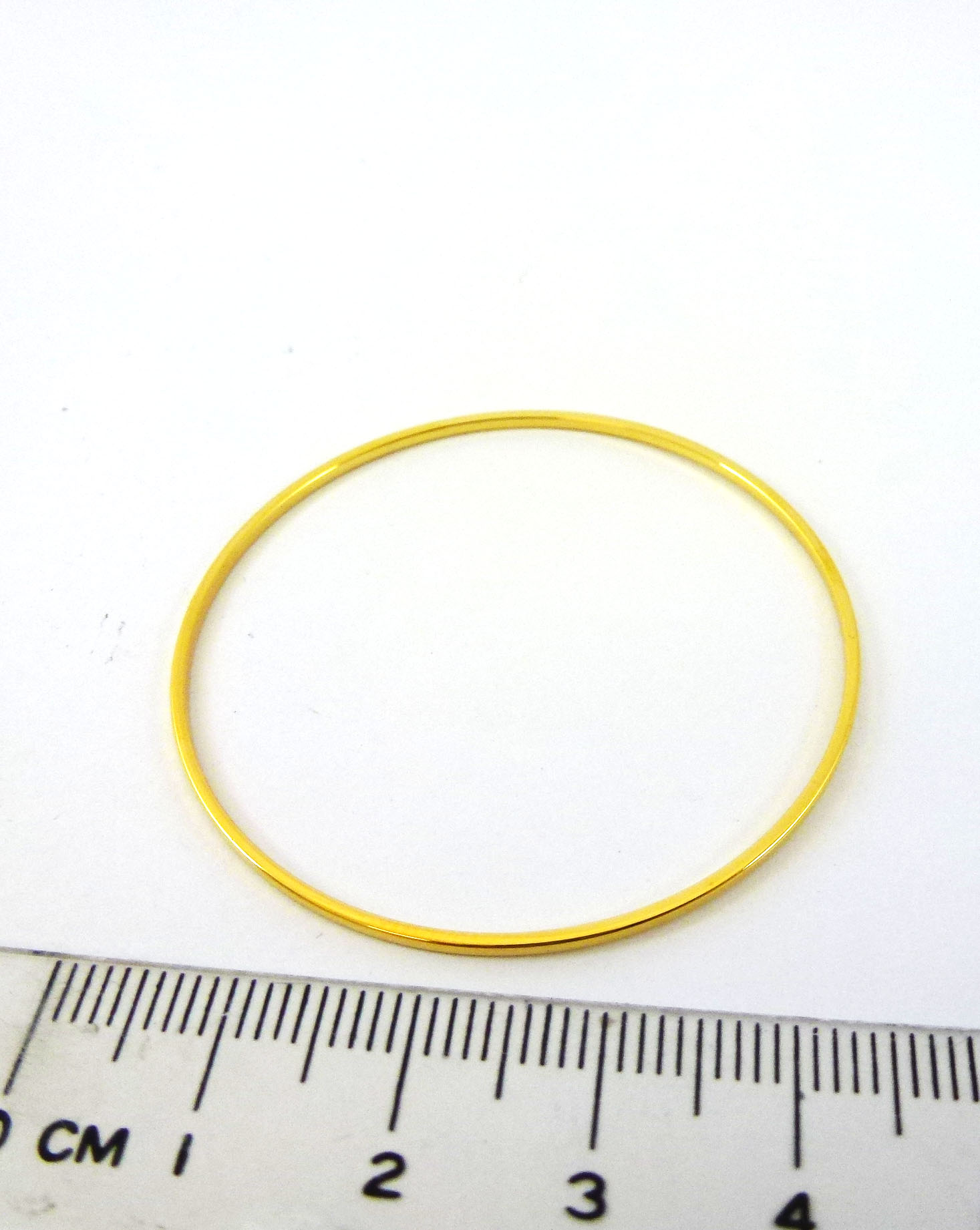 1X45mm銅鍍金色圓圈