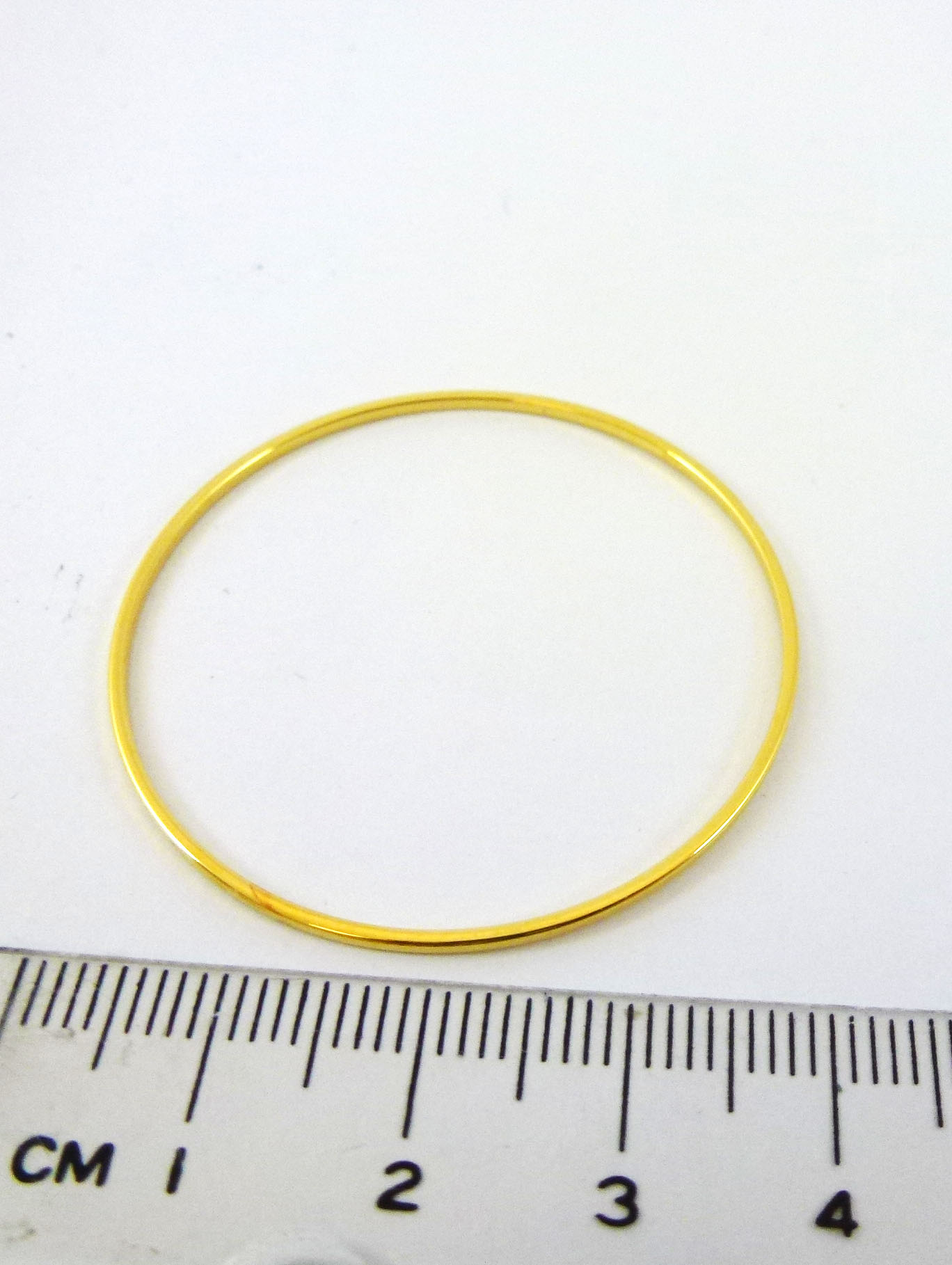 1X40mm銅鍍金色圓圈