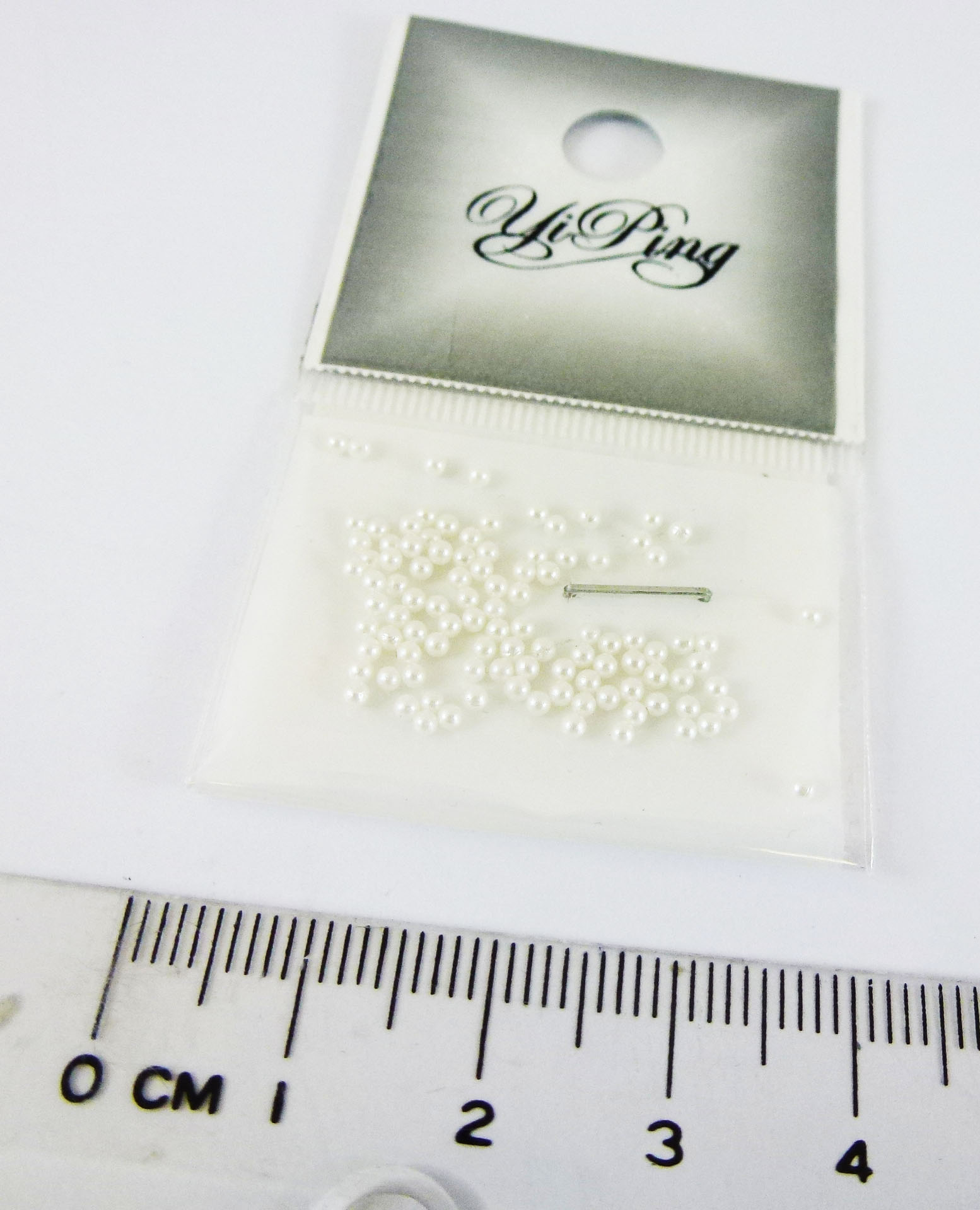1.5mm無洞白色珍珠