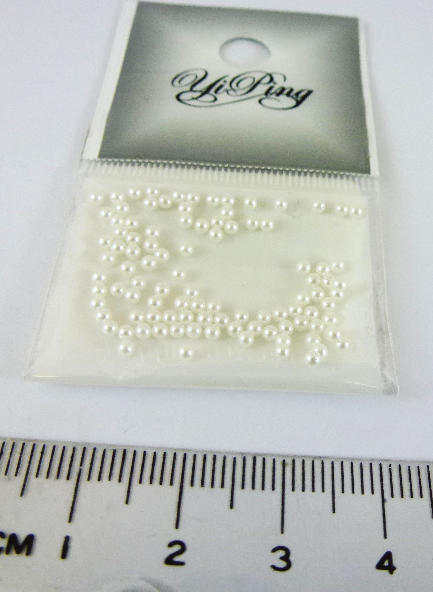 1.8mm無洞白色珍珠
