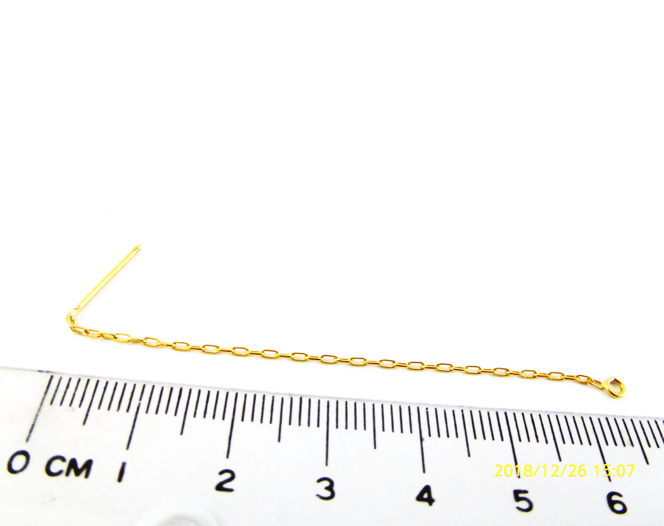 76mm包14K金耳鍊