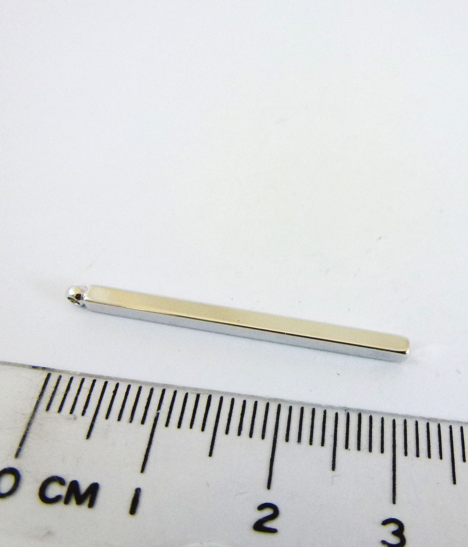 30MM銅鍍正白K單孔方形柱