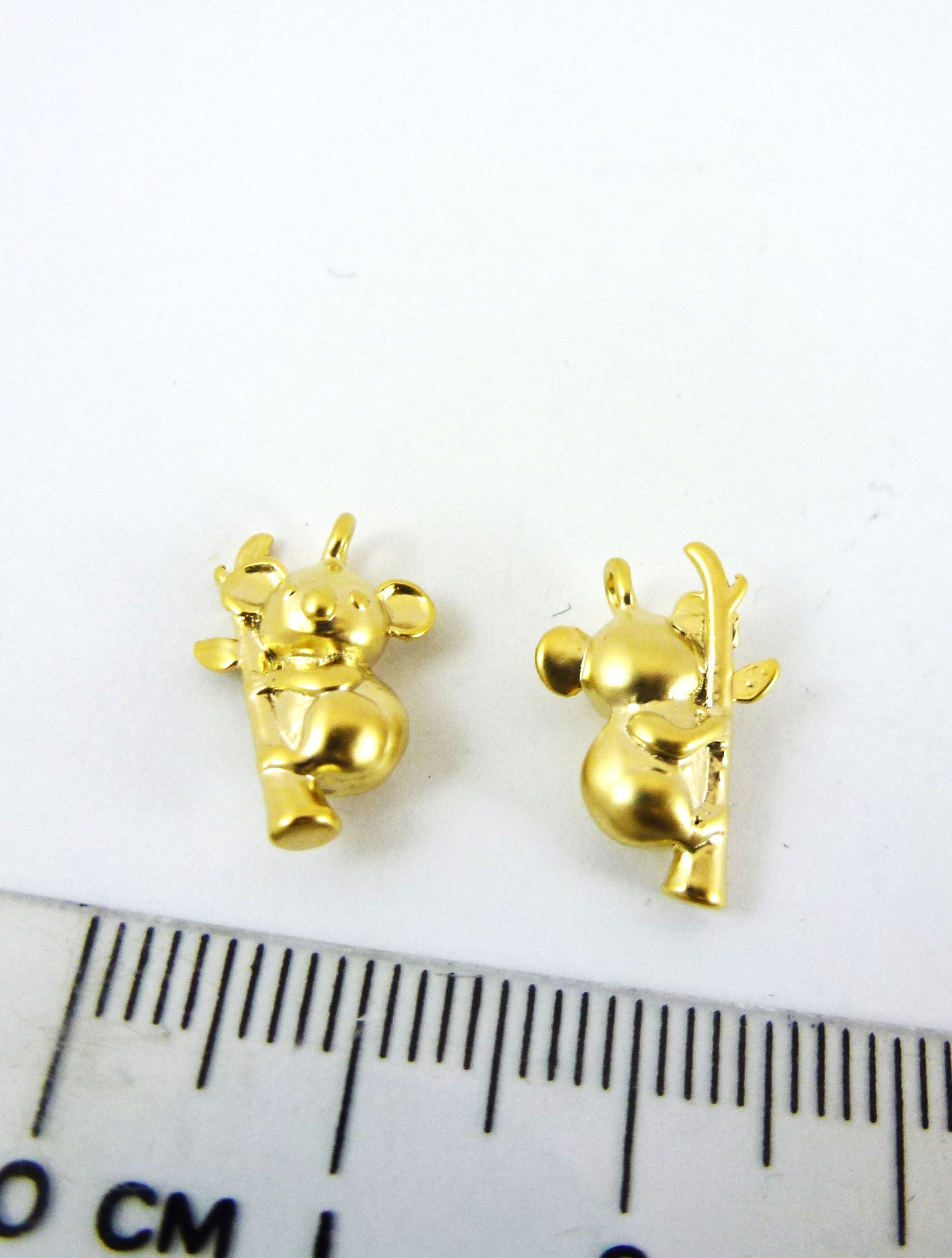 銅鍍霧金單孔無尾熊