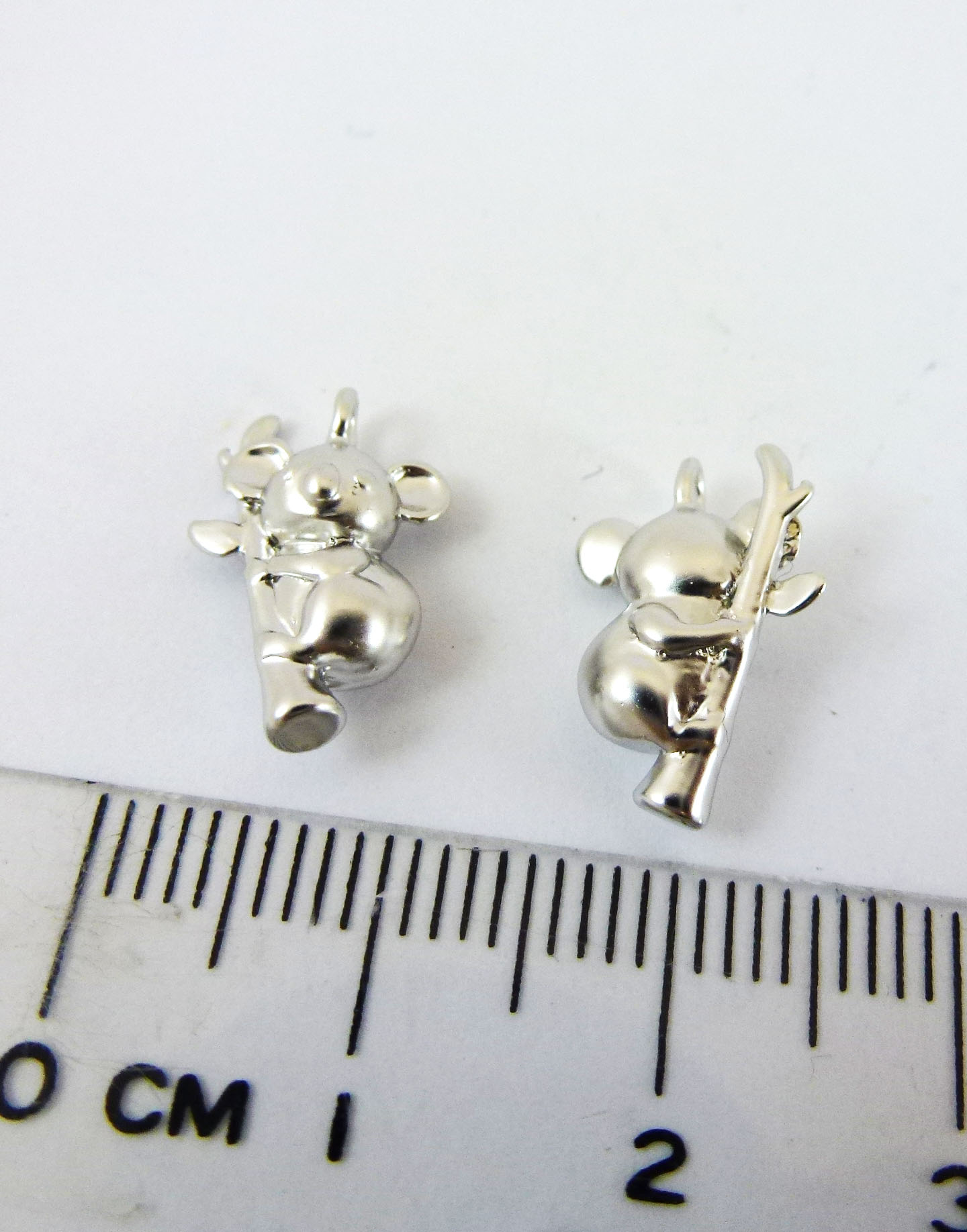 銅鍍霧銀單孔無尾熊