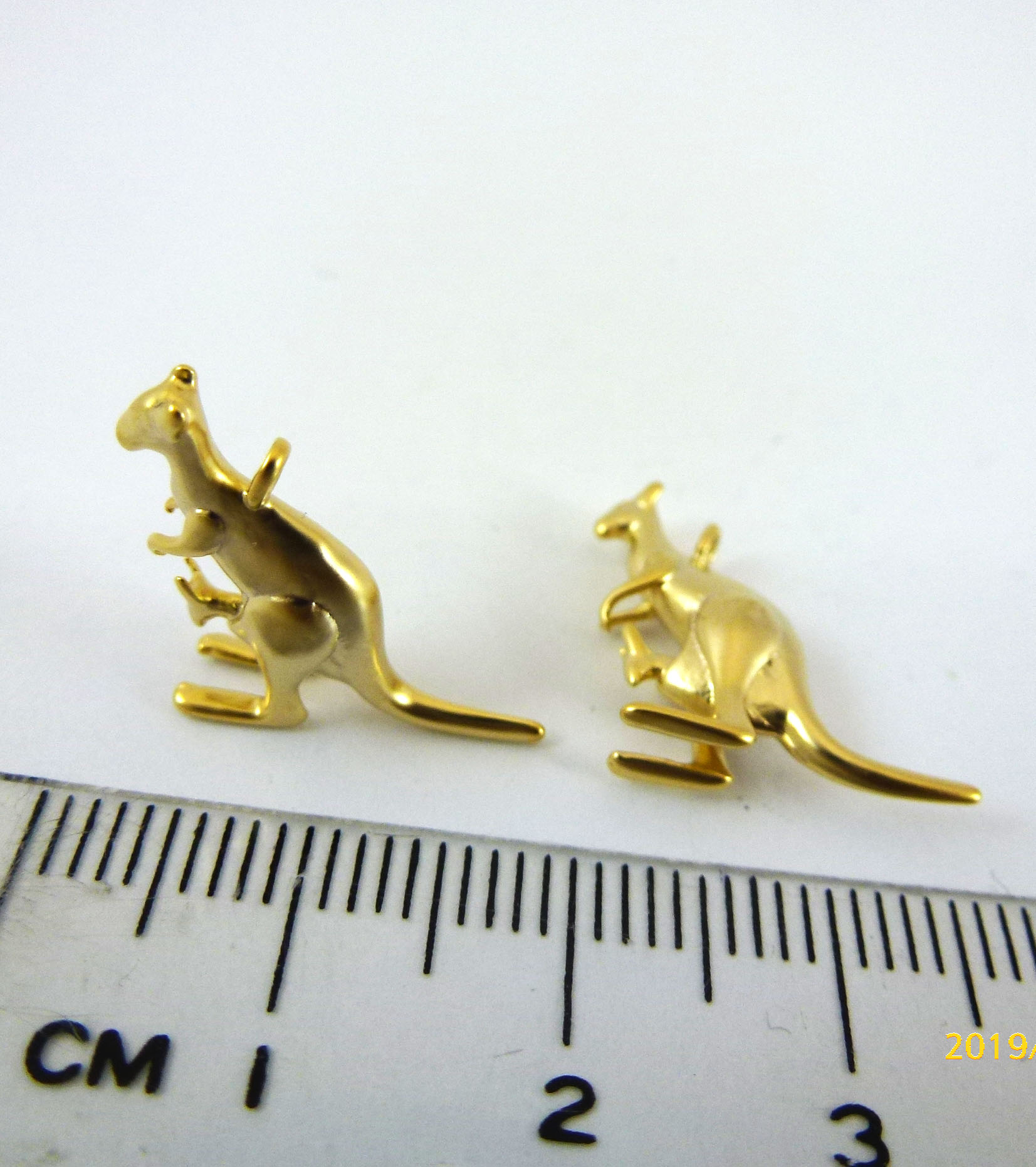 銅鍍霧金單孔袋鼠