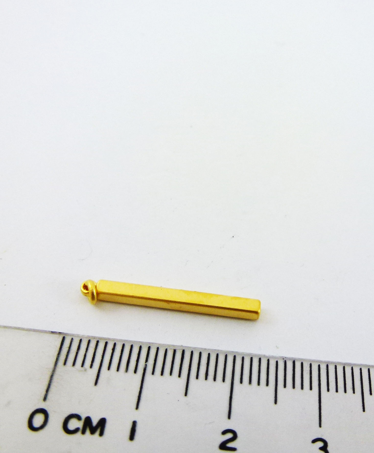 20MM銅鍍霧金單孔附圈方形柱