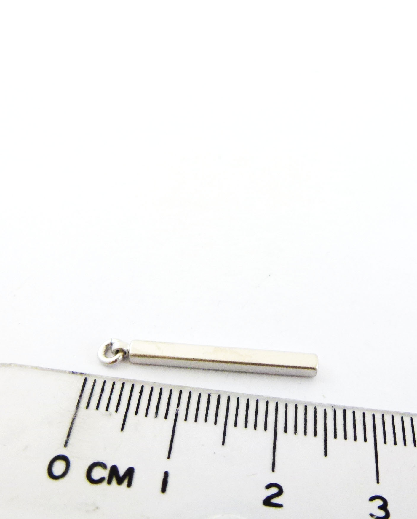 20MM銅鍍霧銀單孔附圈方形柱