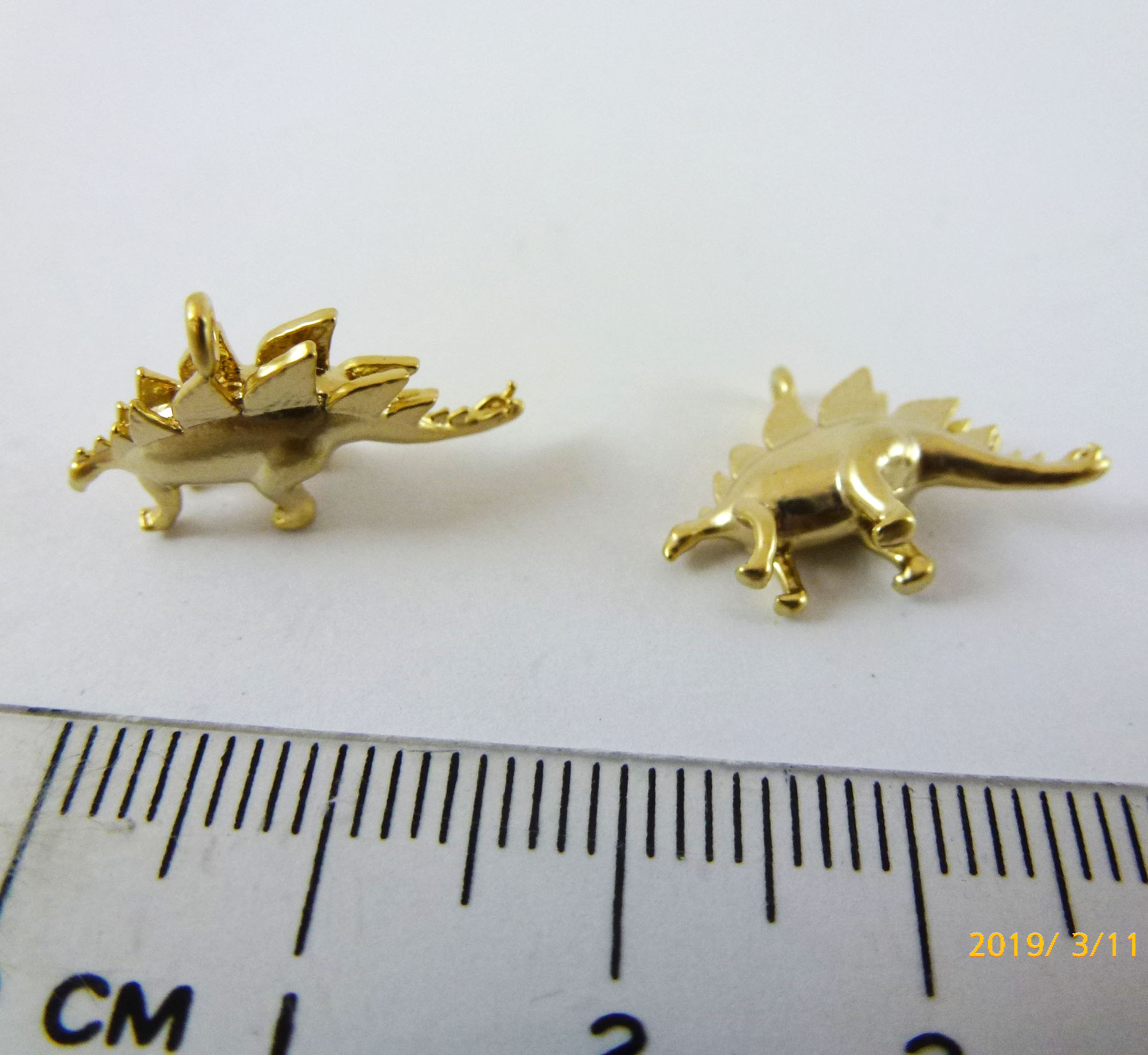 銅鍍霧金單孔劍龍