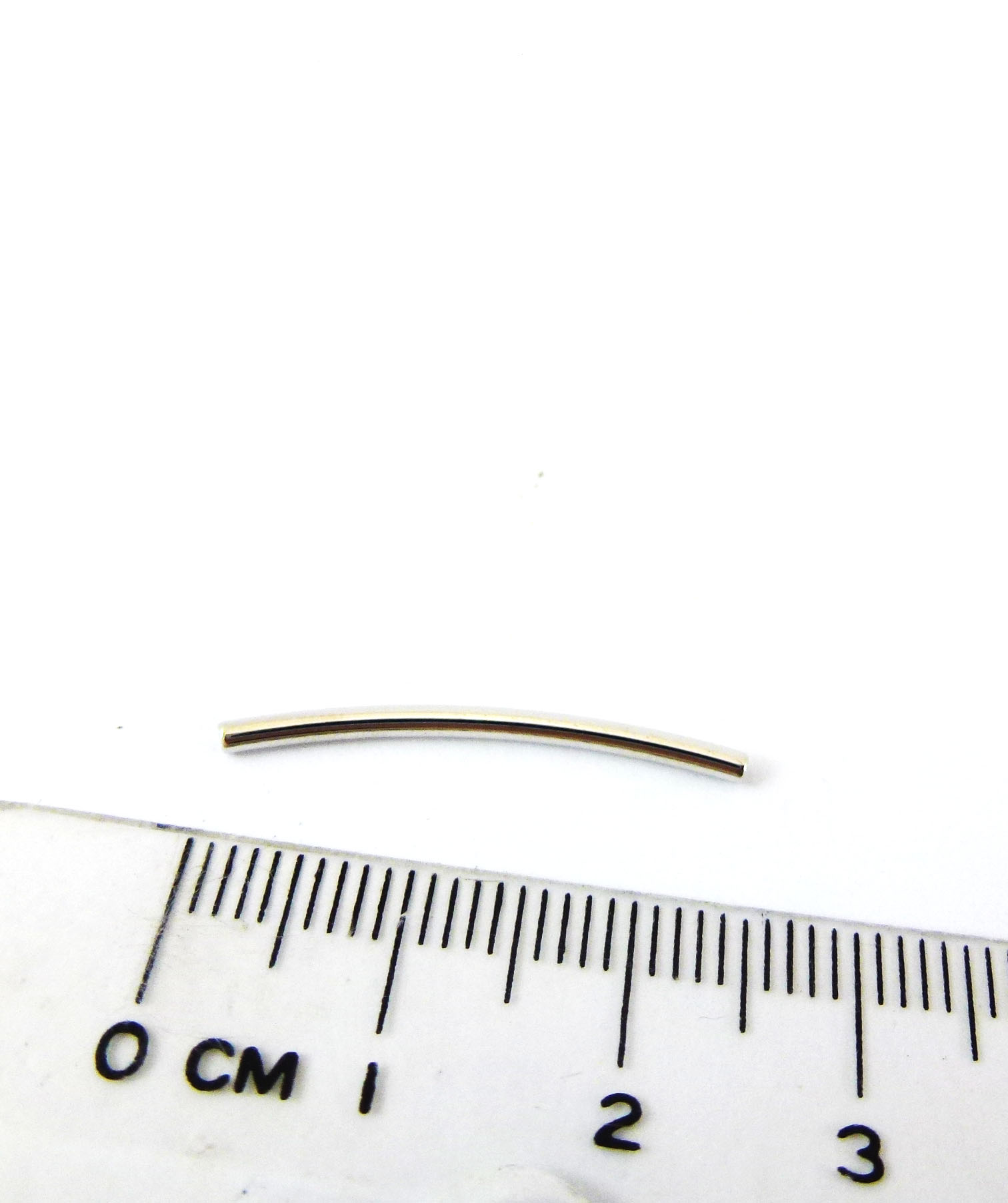 1.5x25mm銅鍍正白K彎管
