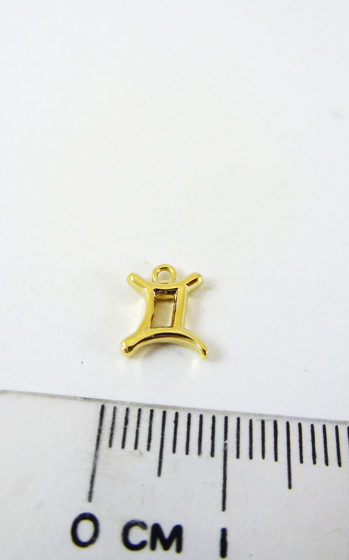 銅鍍金色單孔雙子座