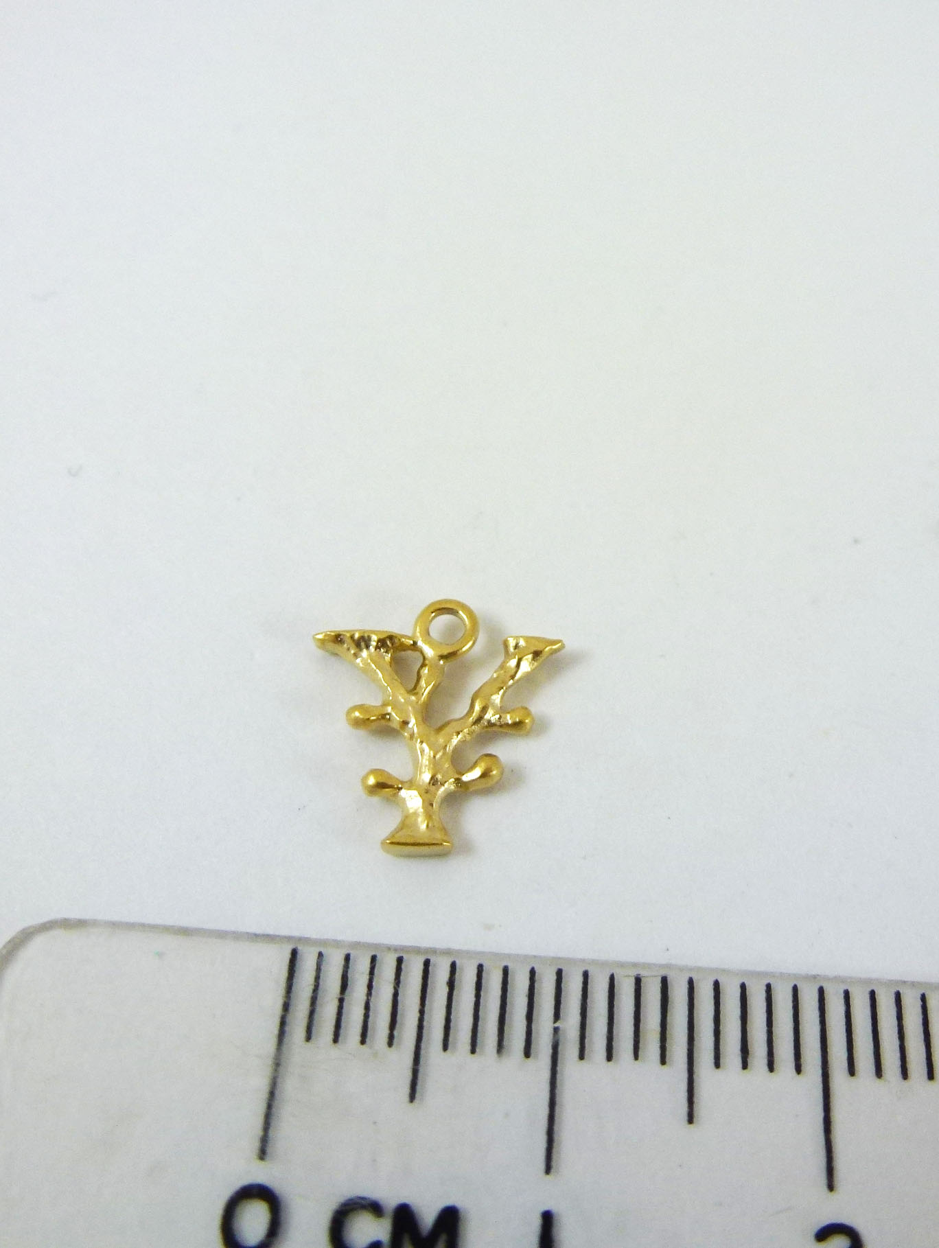 銅鍍霧金單孔英文字母Y