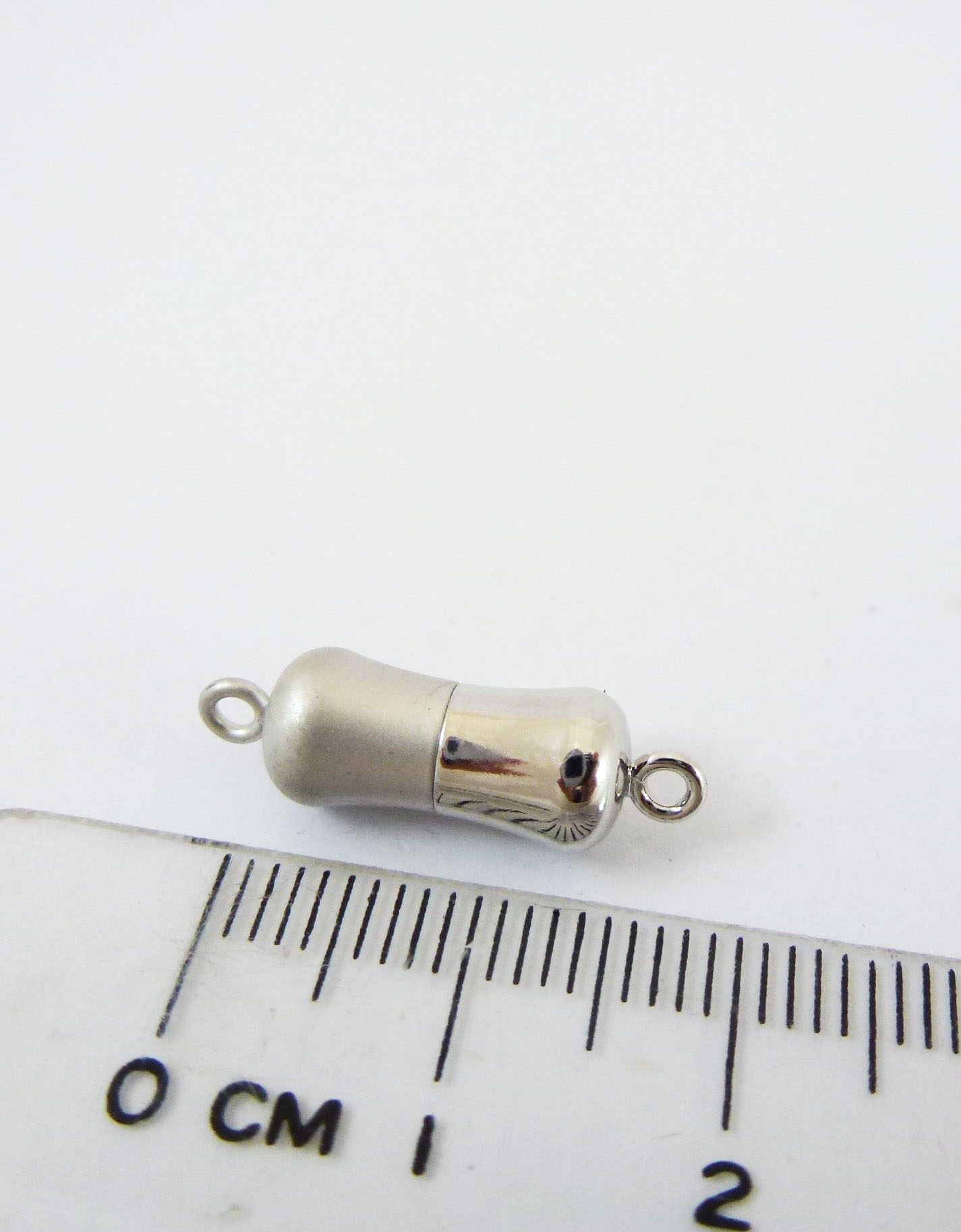6.3x20mm銅鍍雙色圓弧柱狀磁扣