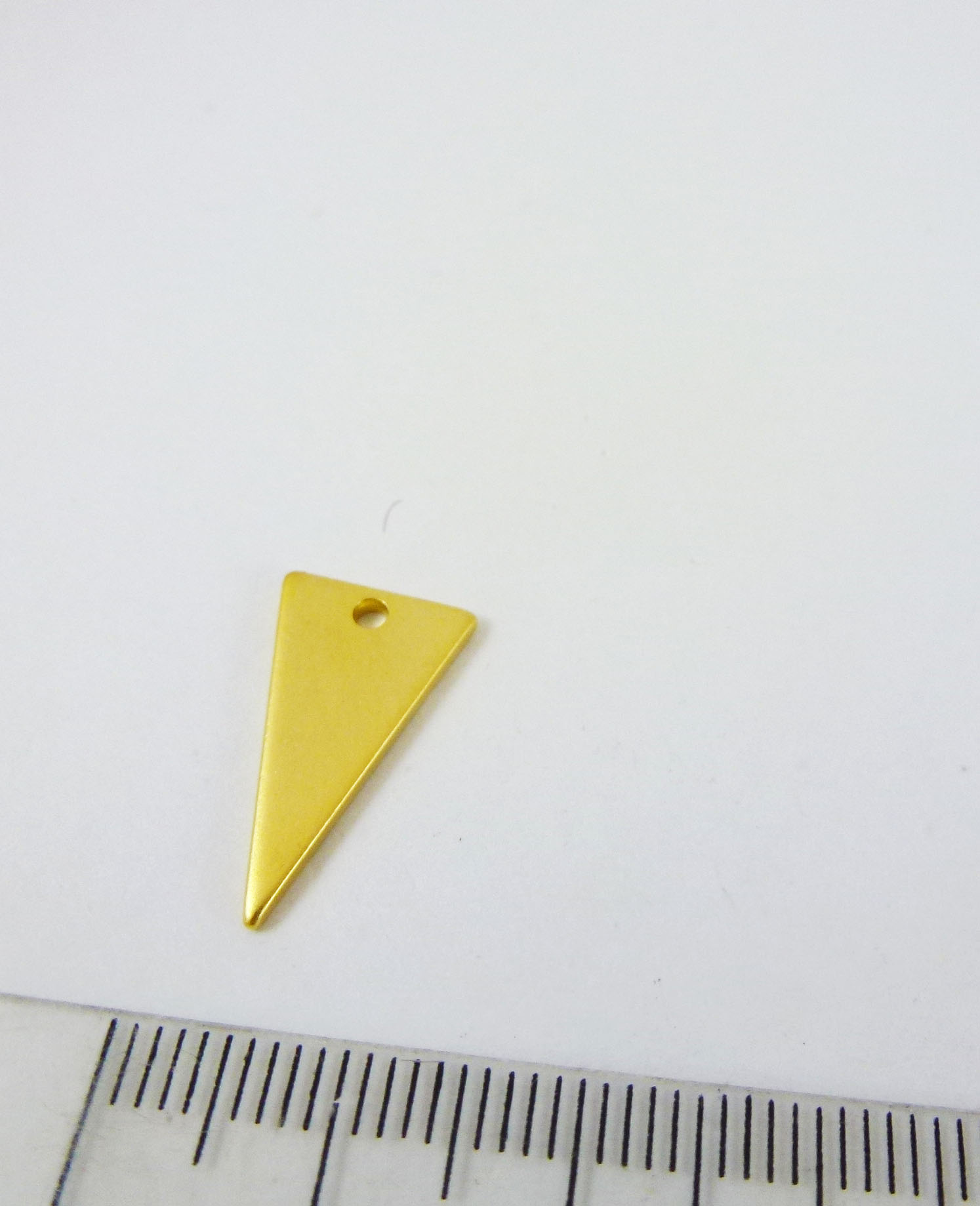 20mm銅鍍霧金邊洞倒三角