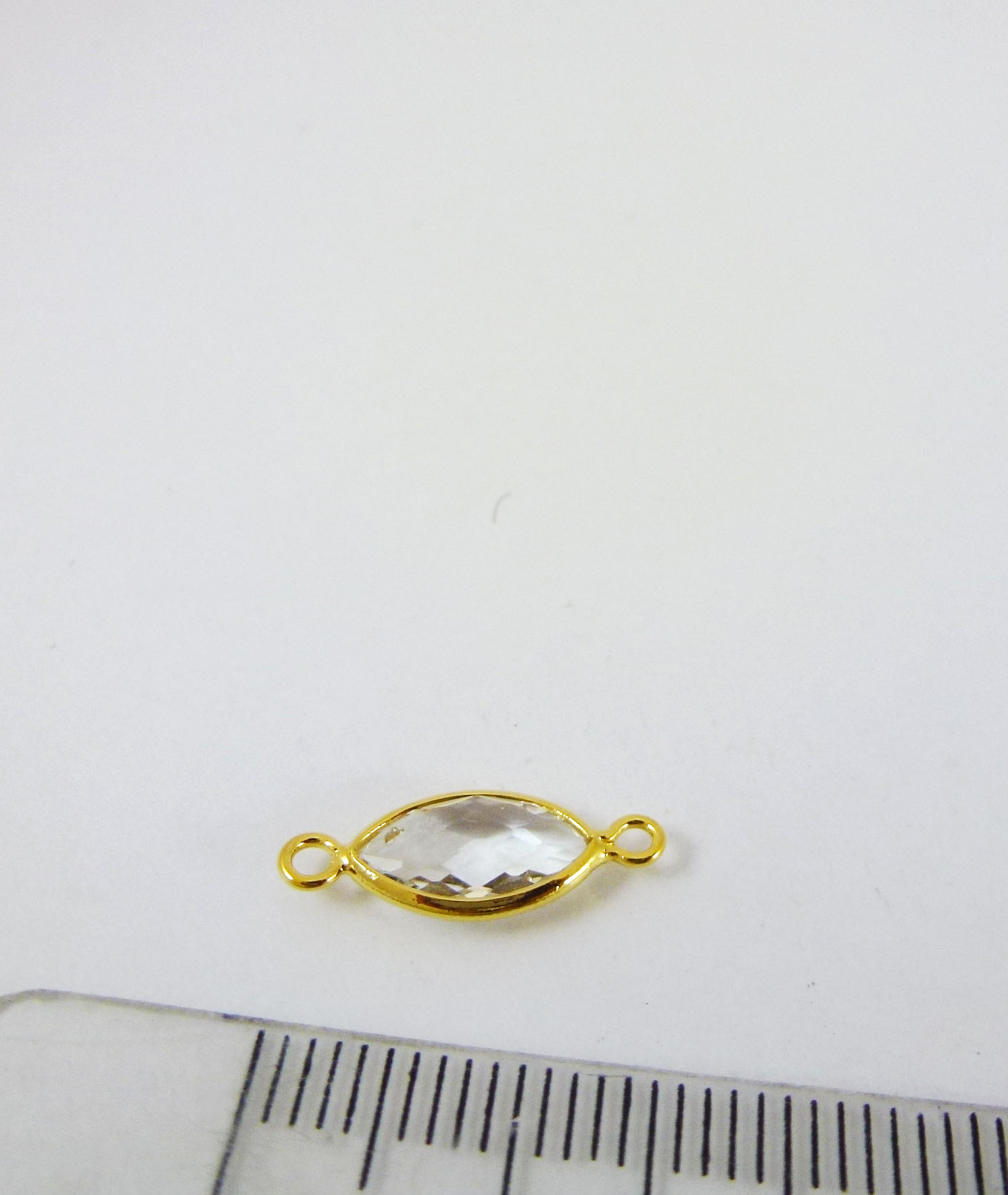 10mm銅鍍金色雙孔馬眼