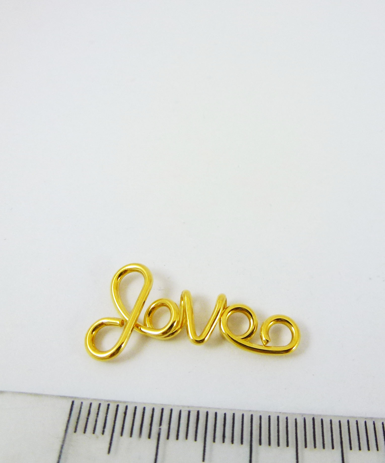 銅鍍金色-LOVE