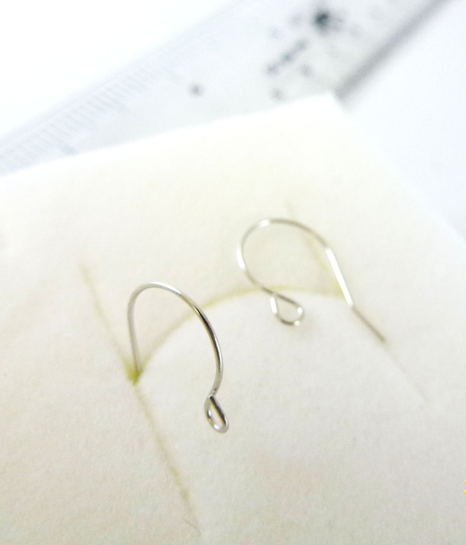 純銀鍍正白K耳鉤