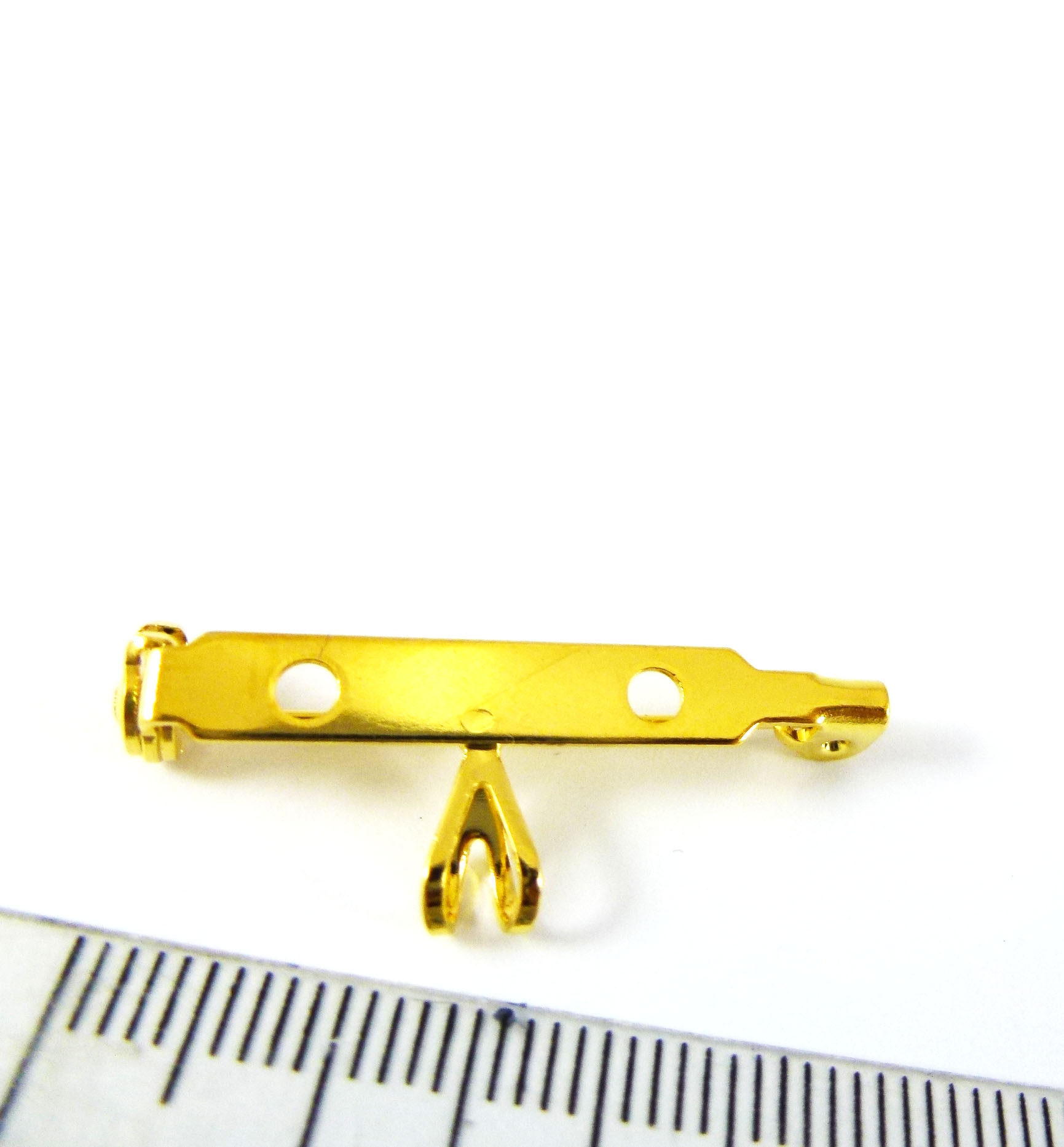 33mm銅鍍金兩用別針