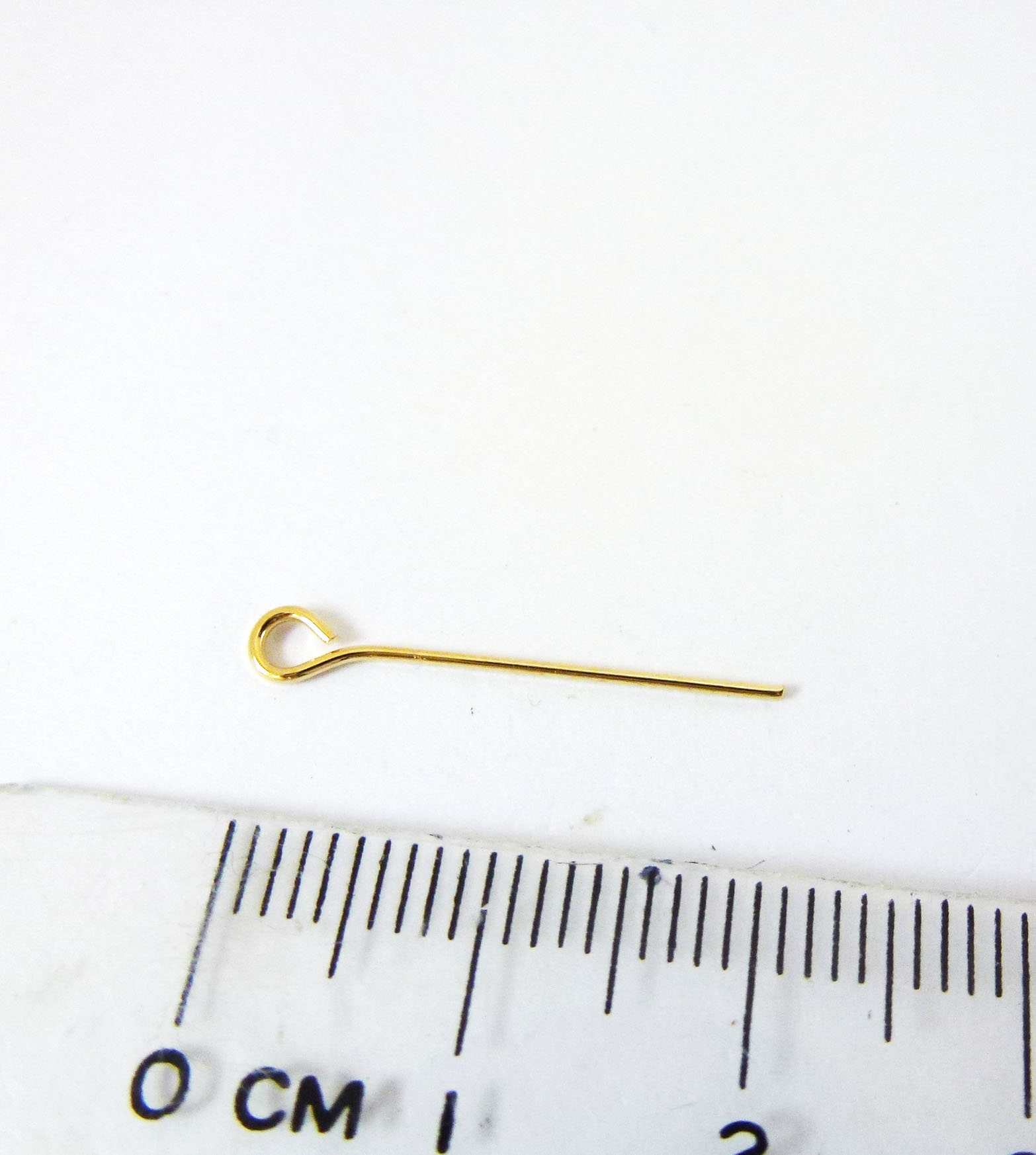 銅鍍金色九針-0.7x18mm