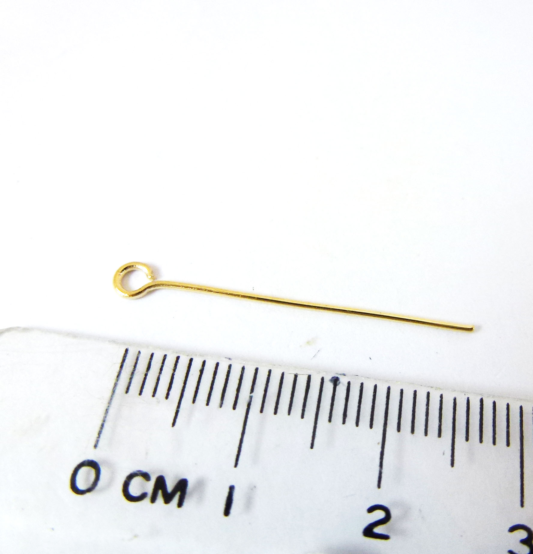 銅鍍金色九針-0.7x26mm