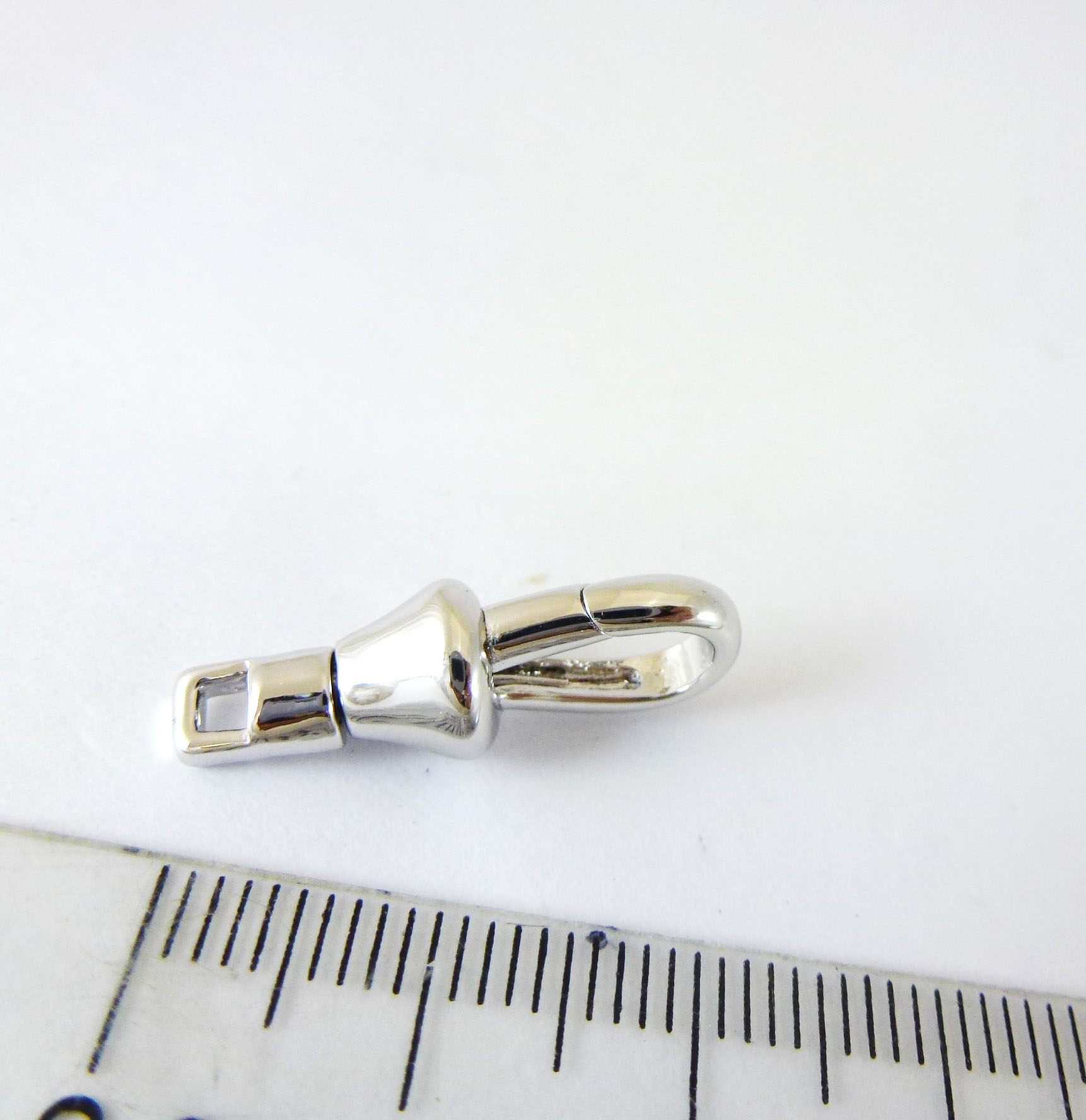 23mm銅鍍正白K喇叭形掛勾