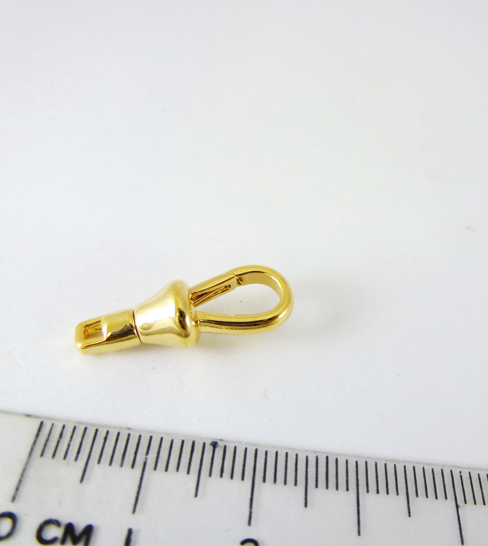 23mm銅鍍金色喇叭形掛勾