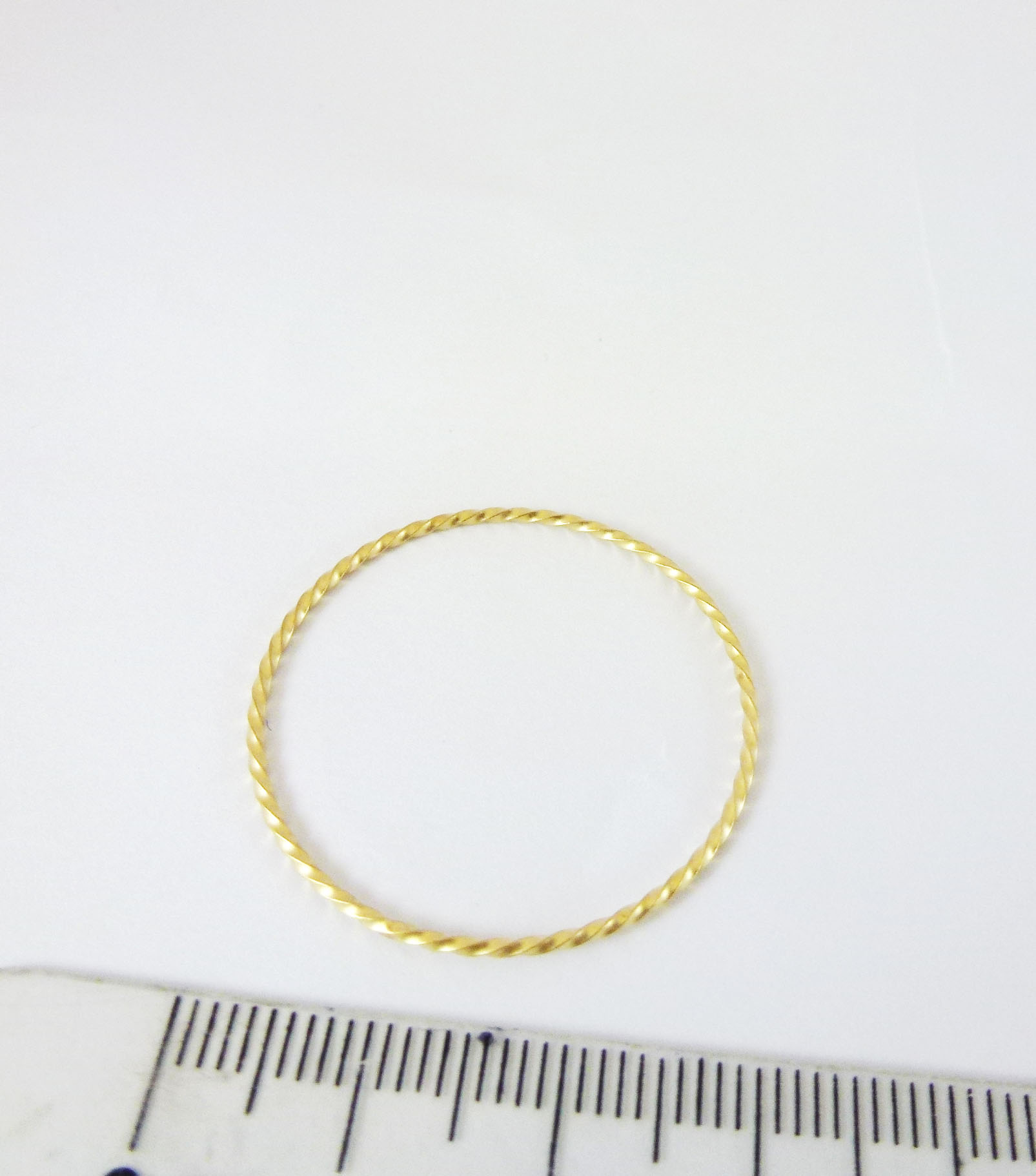 30mm銅鍍霧金螺旋圓圈
