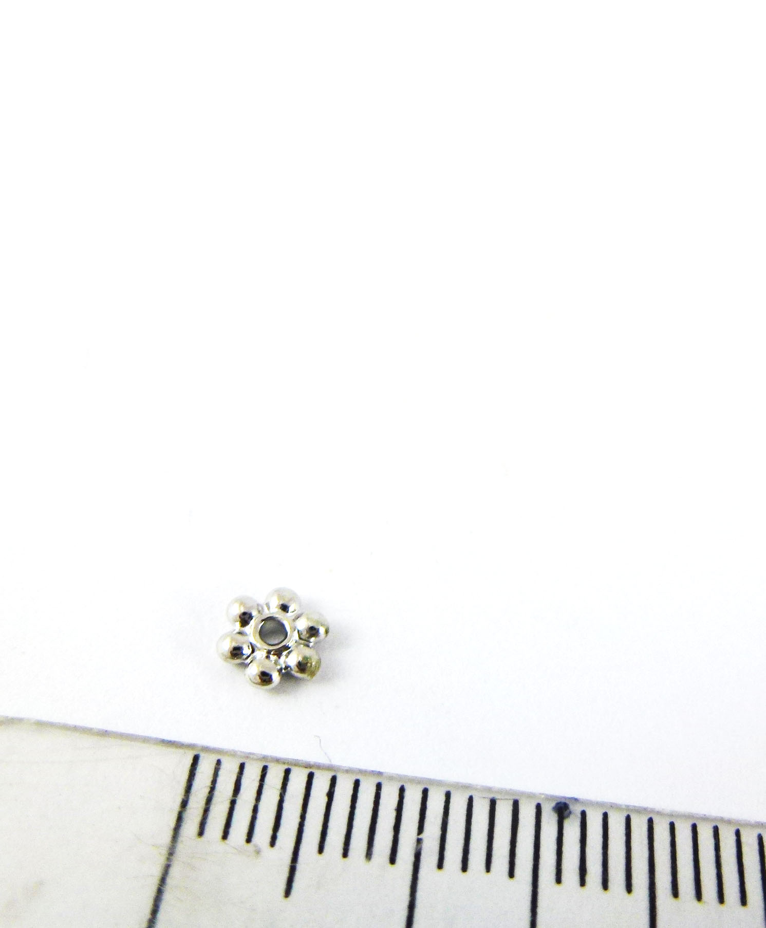 銅鍍正白k色車輪-5mm