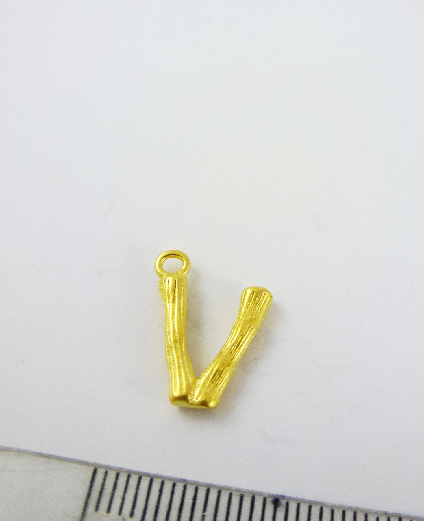 銅鍍霧金單孔V