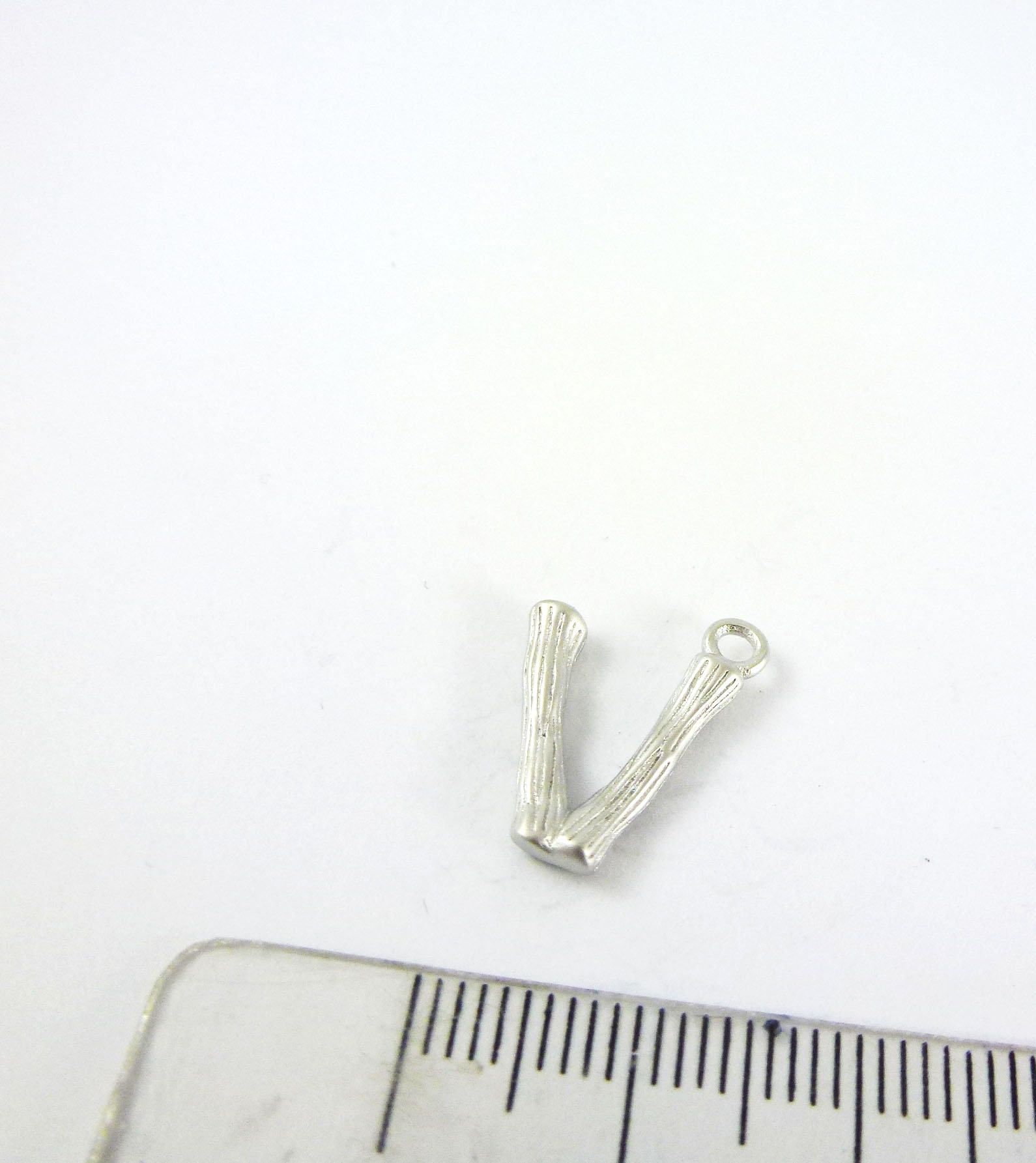 銅鍍霧銀單孔V