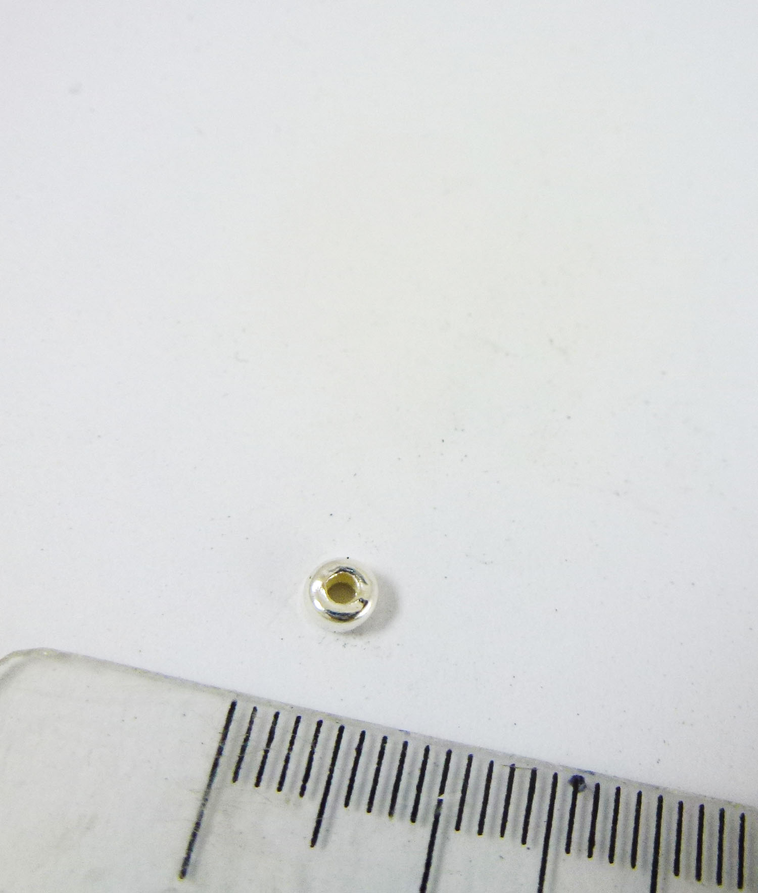 3mm純銀中洞圓形
