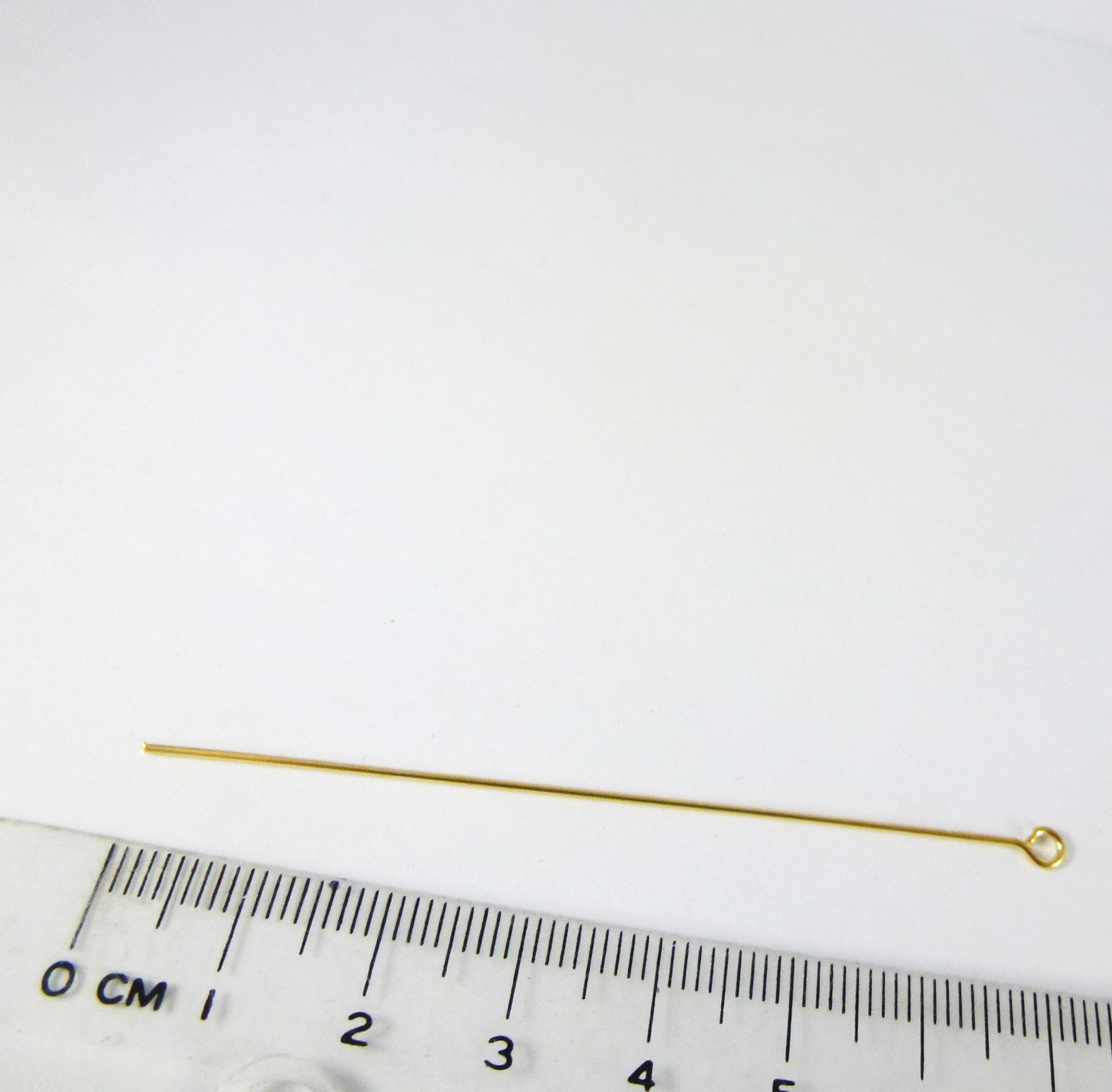 銅鍍金色九針-0.8x70mm