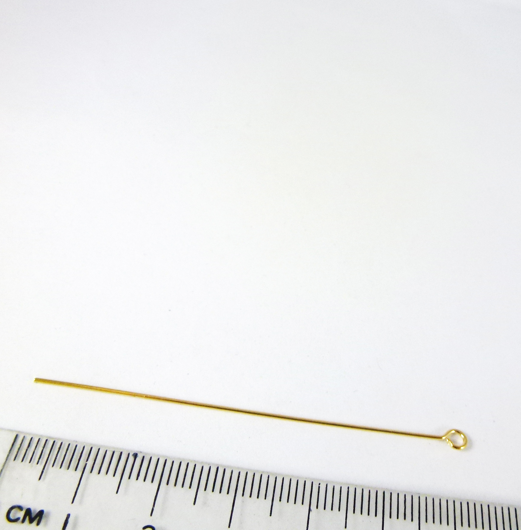 銅鍍金色九針-0.7x60mm