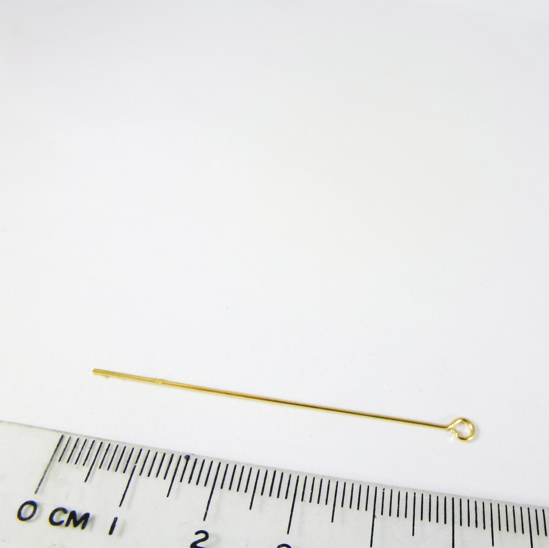 銅鍍金色九針-0.8x50mm