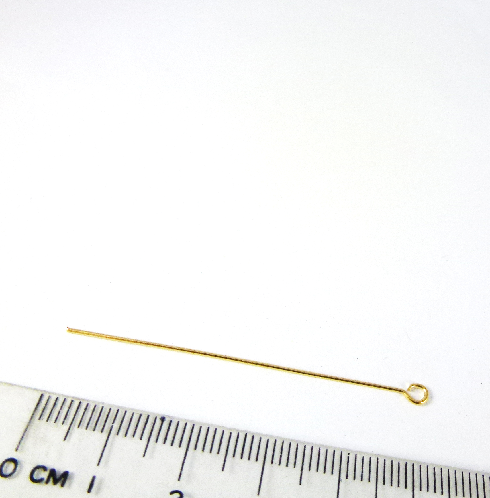 銅鍍金色九針-0.7x50mm