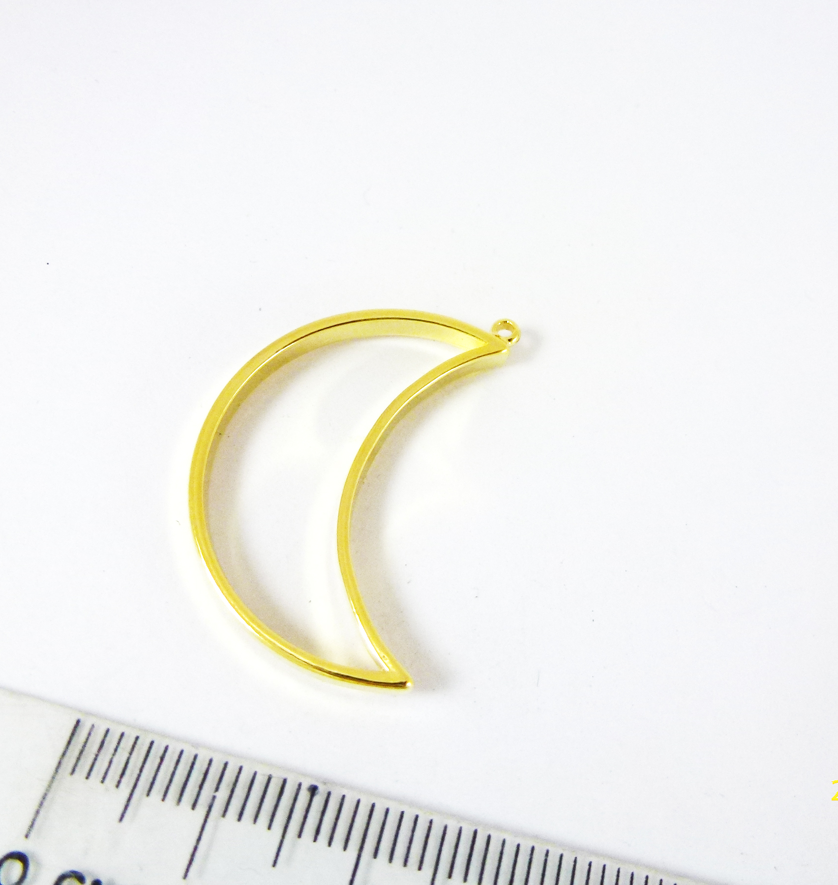 30mm合金鍍金單孔月亮